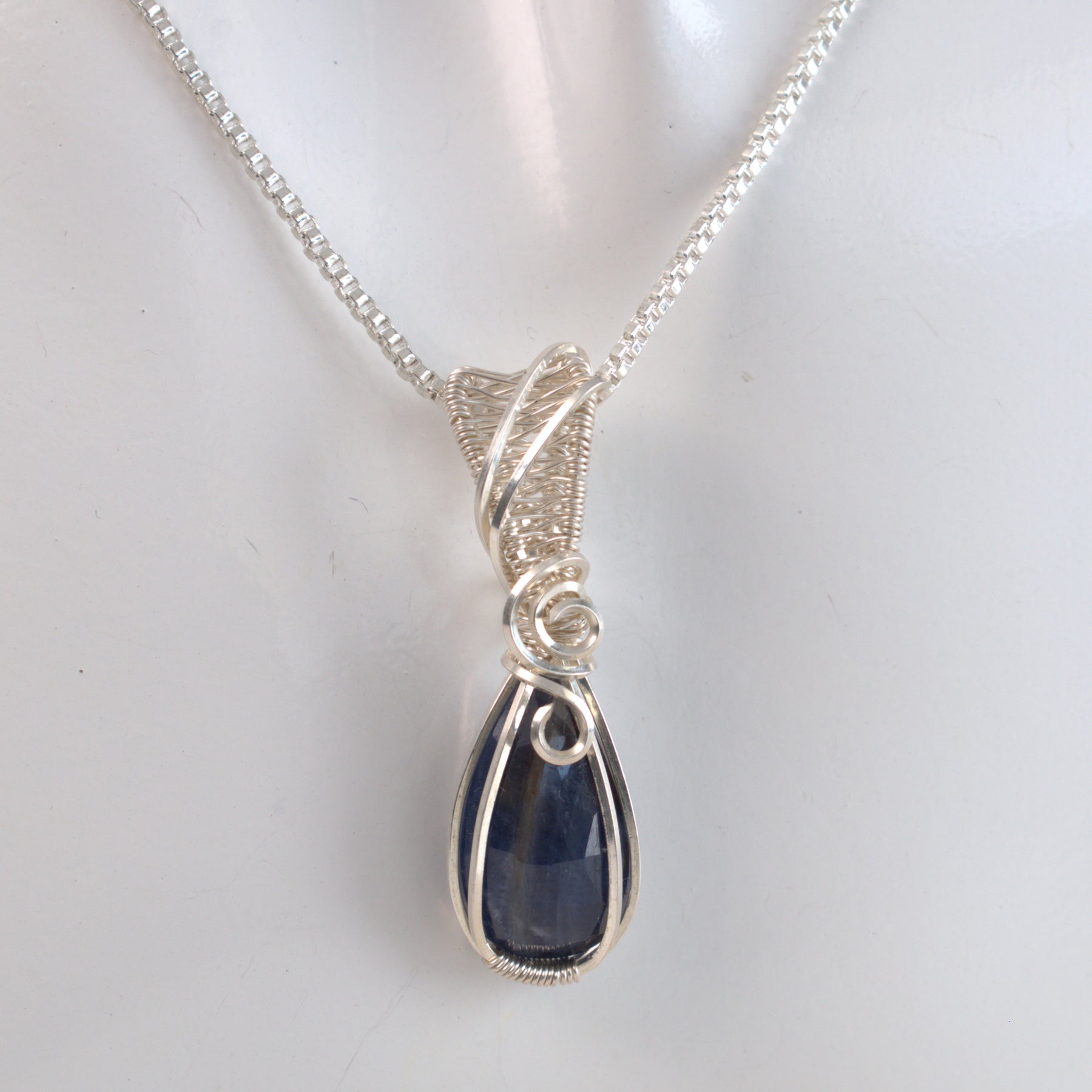 Into the Night - Sapphire Keepsake Pendant, September Birthstone