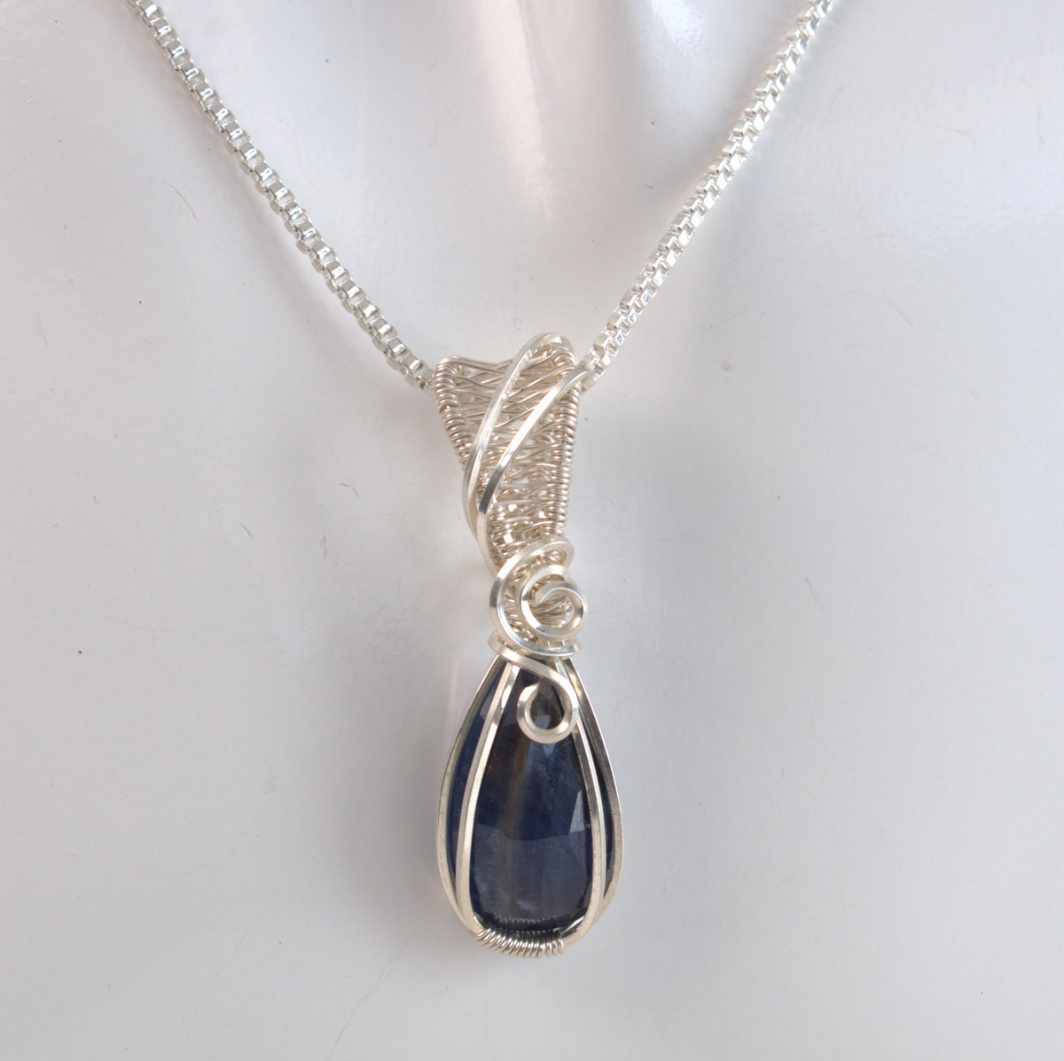 Into the Night - Sapphire Keepsake Pendant, September Birthstone