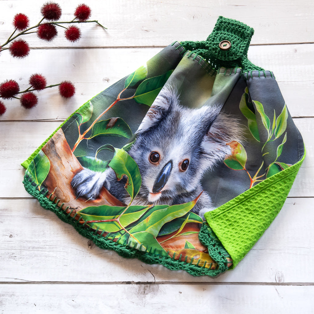 Australian Natives - Hanging Tea Towels/Hand Towels - Double Sided