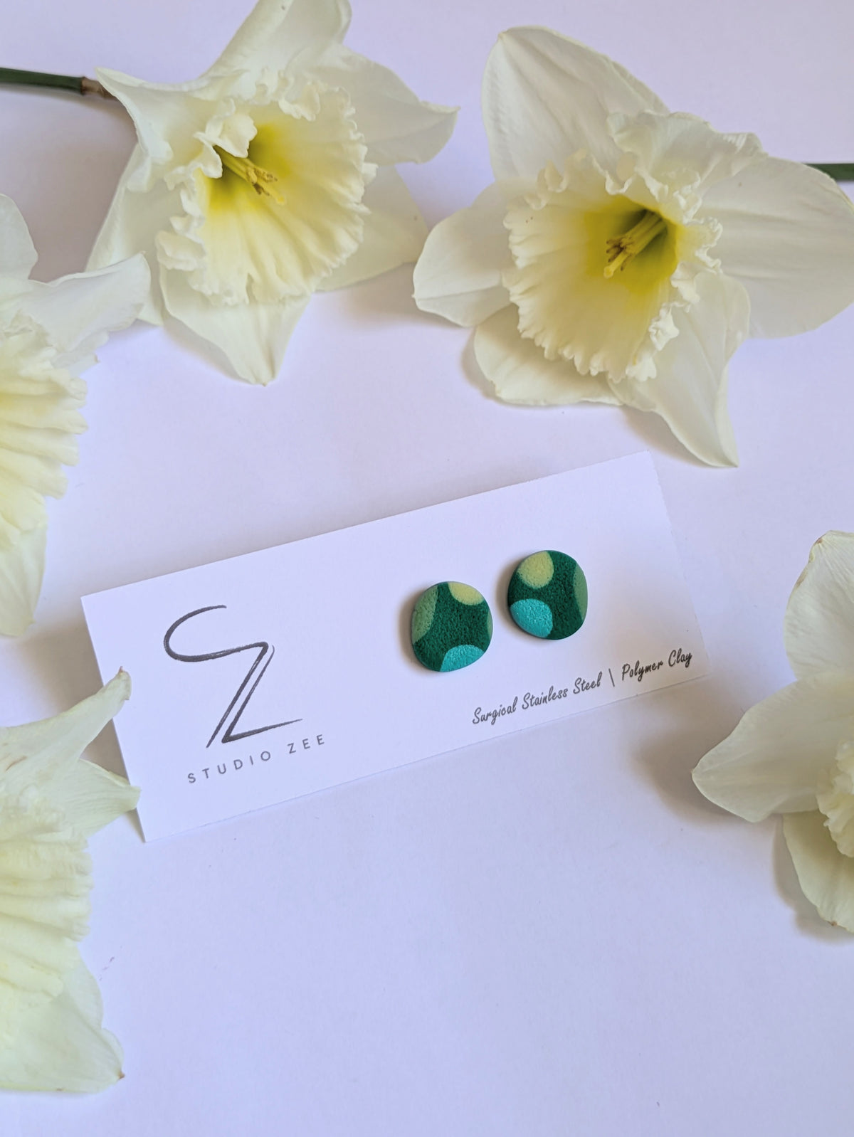 Colourful Stud Earrings