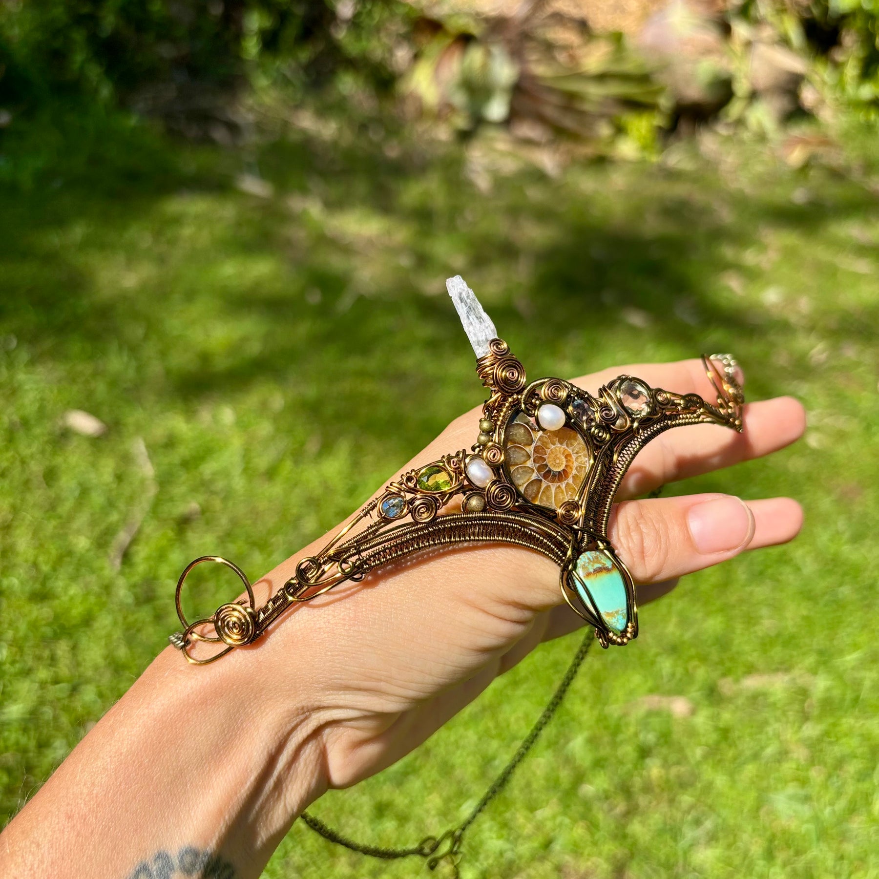Epic fantasy crown elven crystal tiara
