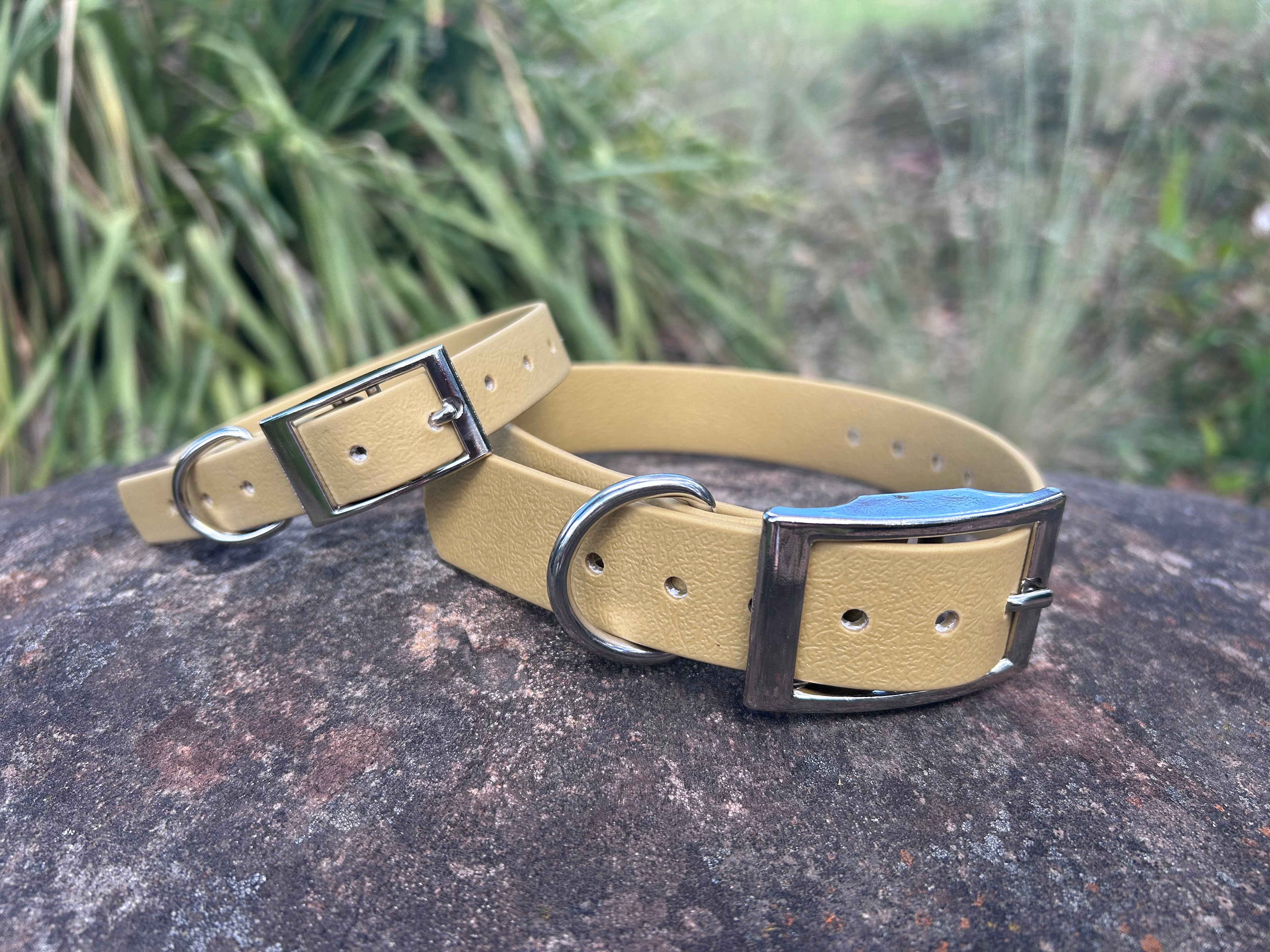 DOG PET COLLAR WATERPROOF BRIGHT STRONG