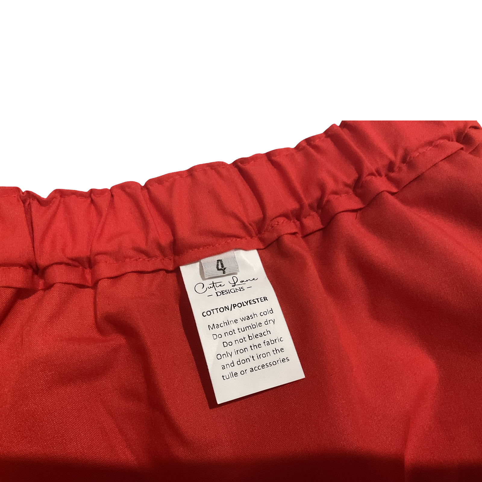 Red sparkle sequin skirt