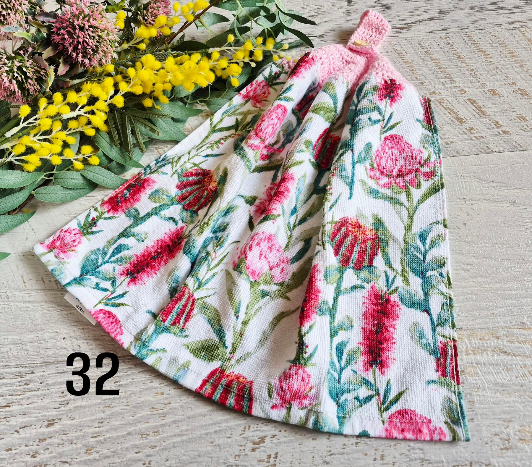 Kitchen Hand Towel | Hanging | Cotton | SINGLE LAYER - 9 Styles - 28-36