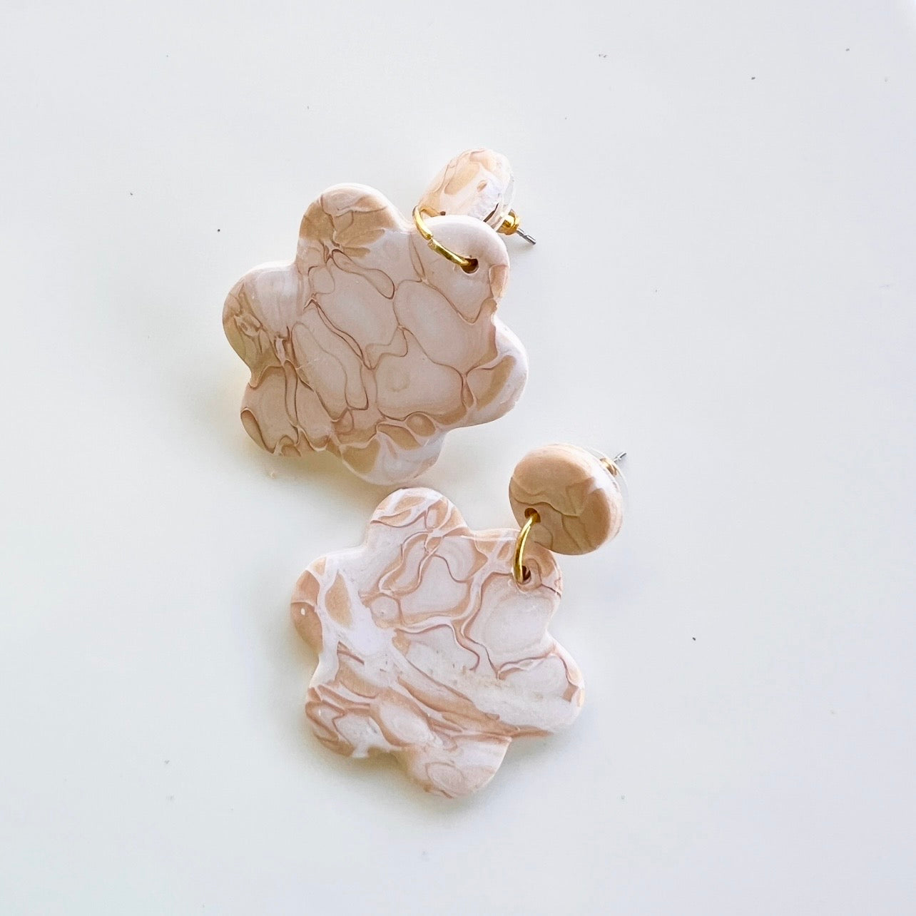 Earrings ~ Polymer Clay Mokume Gane Dangles