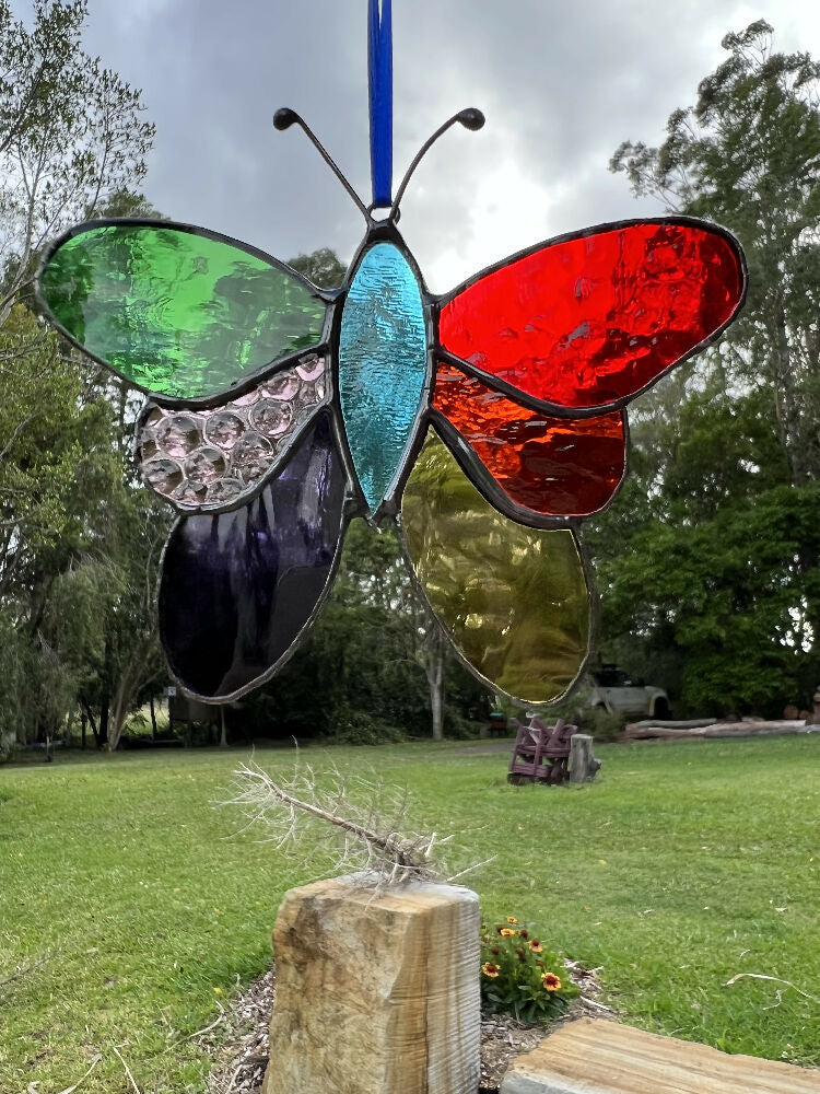 Rainbow butterfly suncatcher