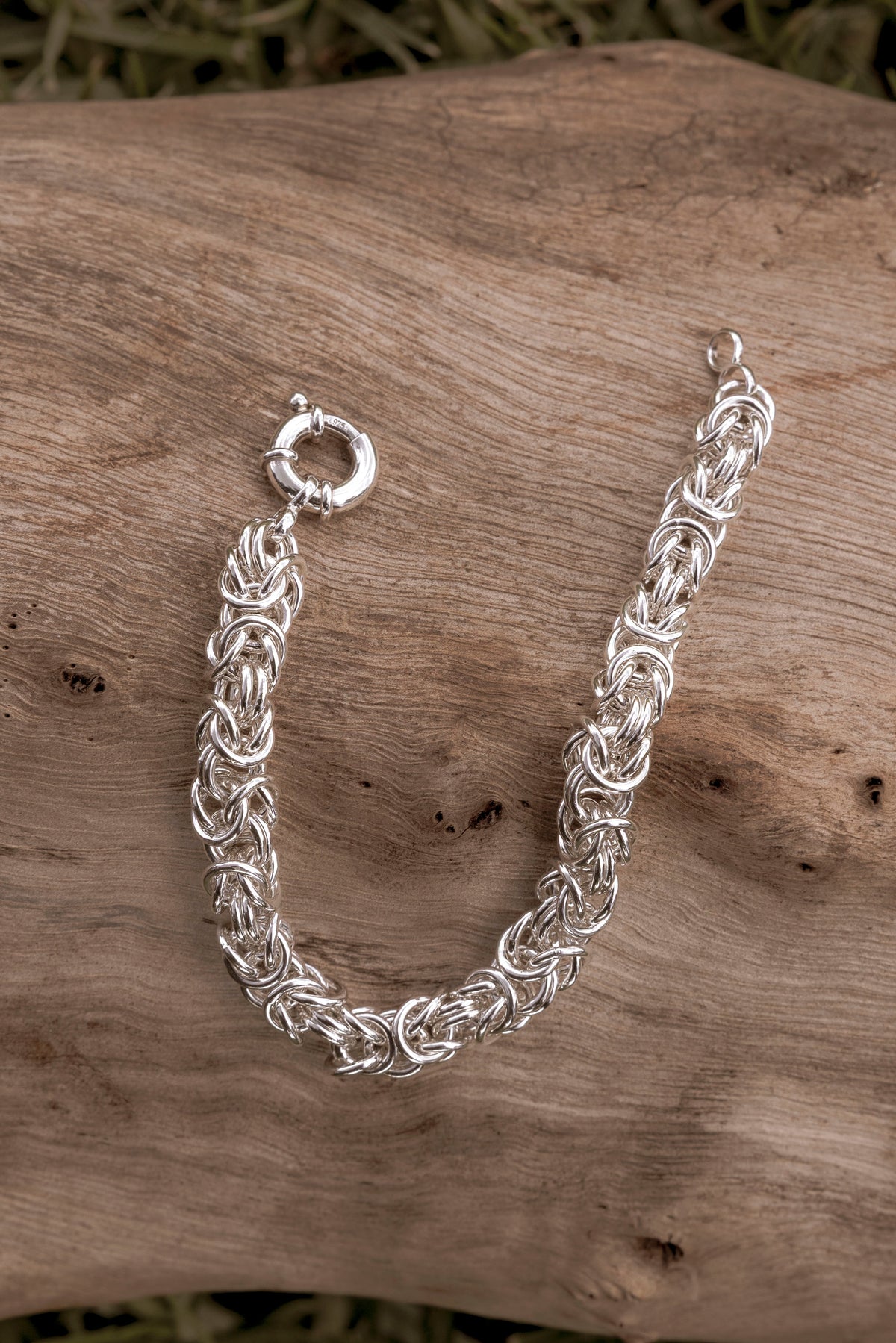 Sterling Silver Byzantine Bracelet - made to order