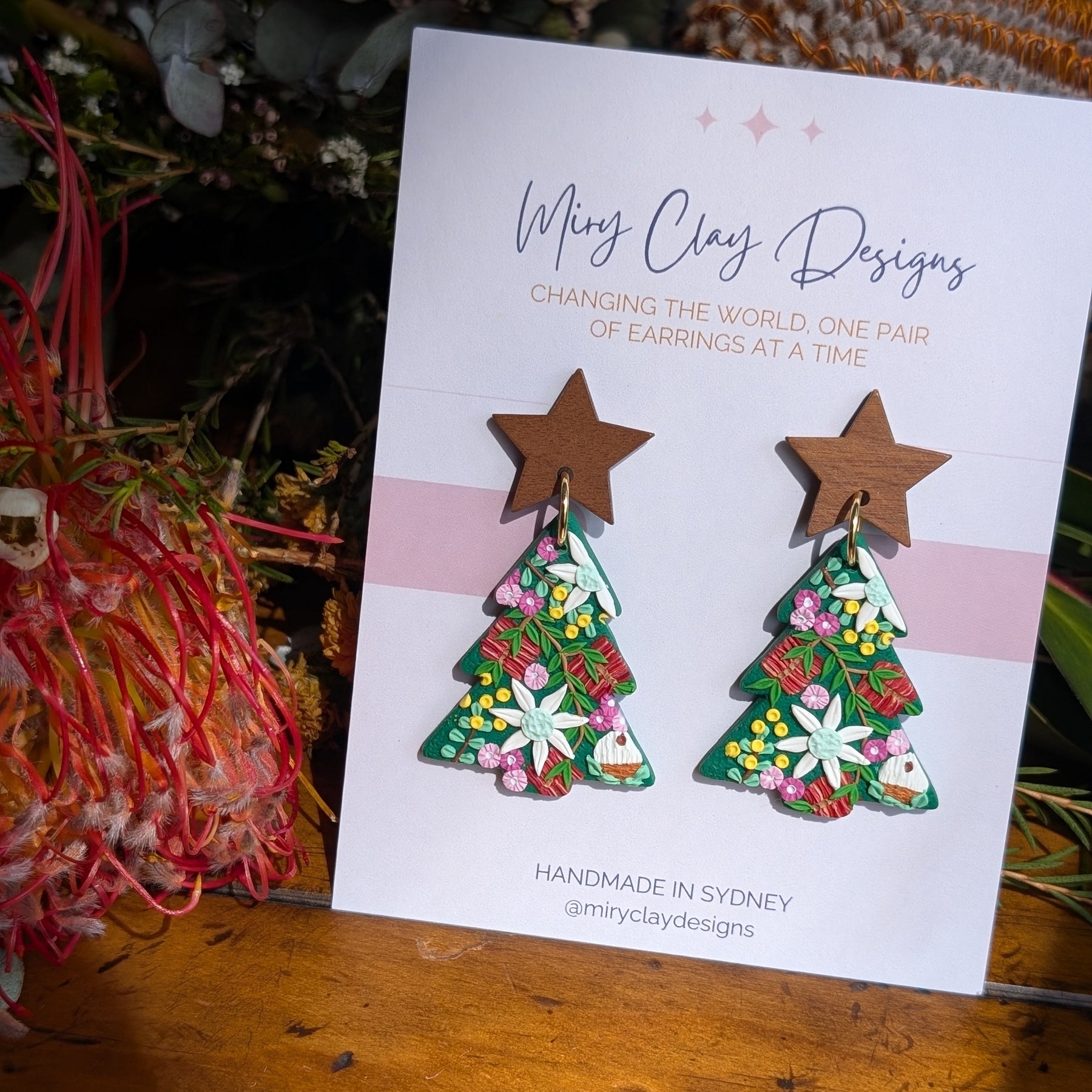 PRE-ORDER Native Australian Flower Christmas Trees