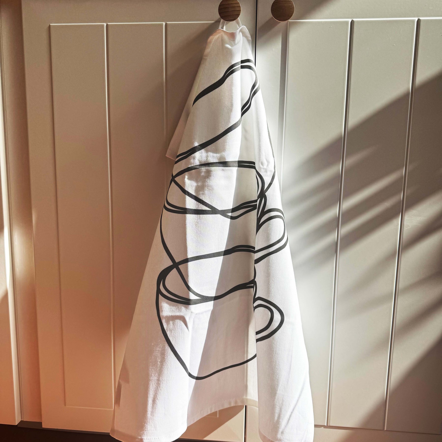Artist Designed Tea Towel - 100% Organic Cotton. Kitchen Study No. 3