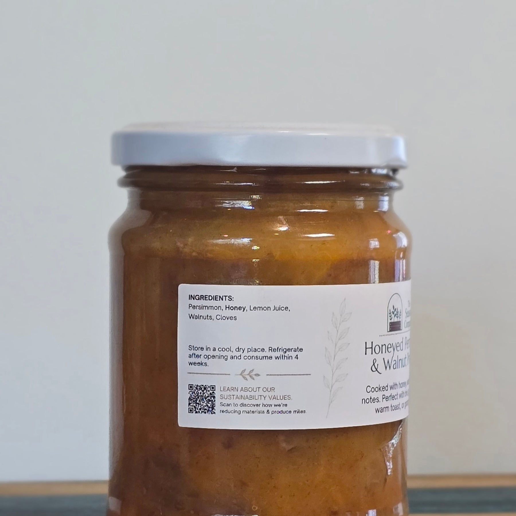 Honeyed Persimmon & Walnut Preserve