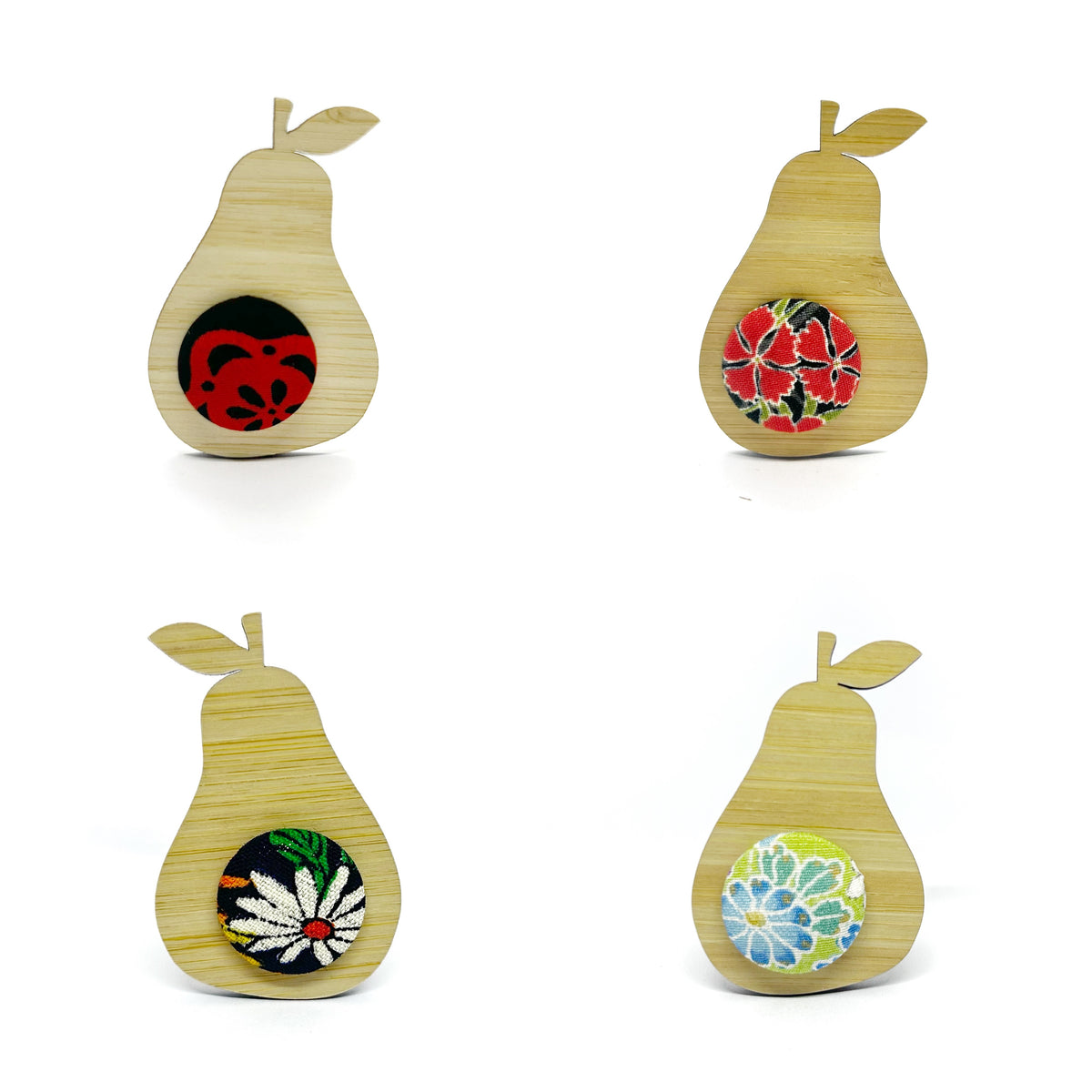 Kimono Brooches - Pears