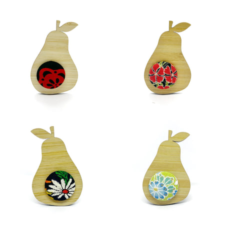 Kimono Brooches - Pears