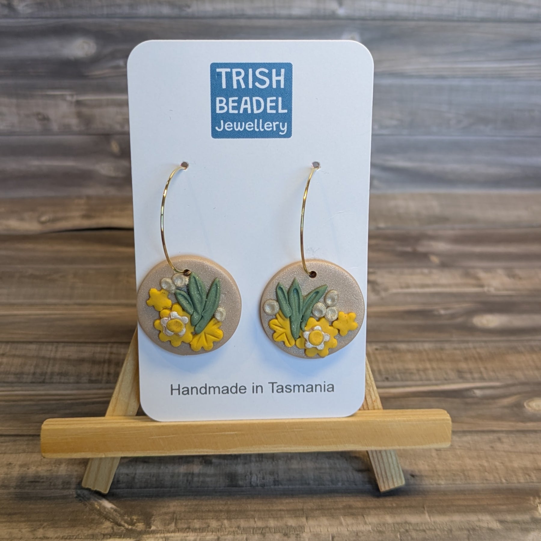 Flower Garden hoops - Yellow