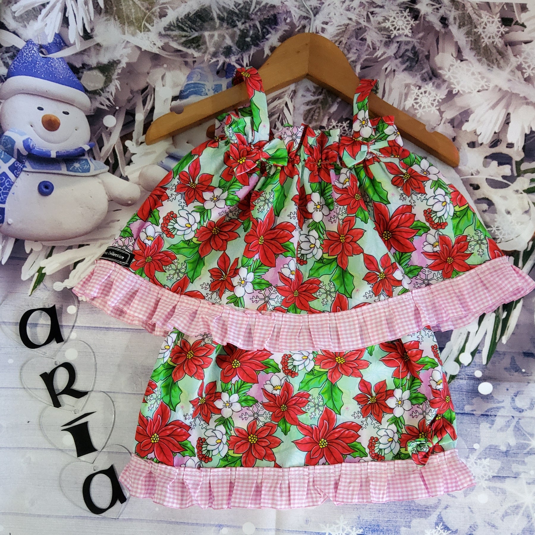 Poinsettia Set Size 3y
