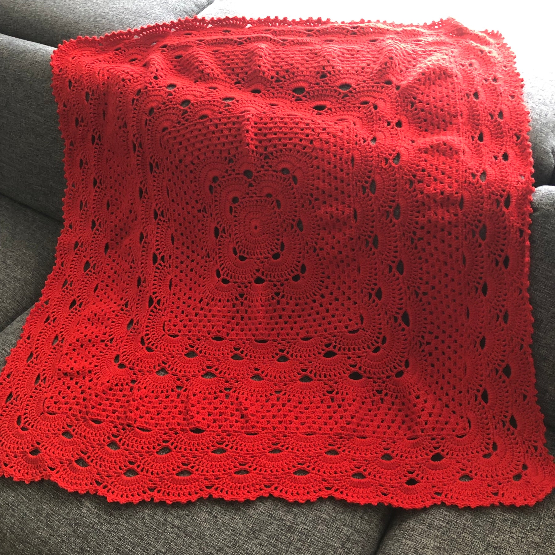Red Baby Blanket