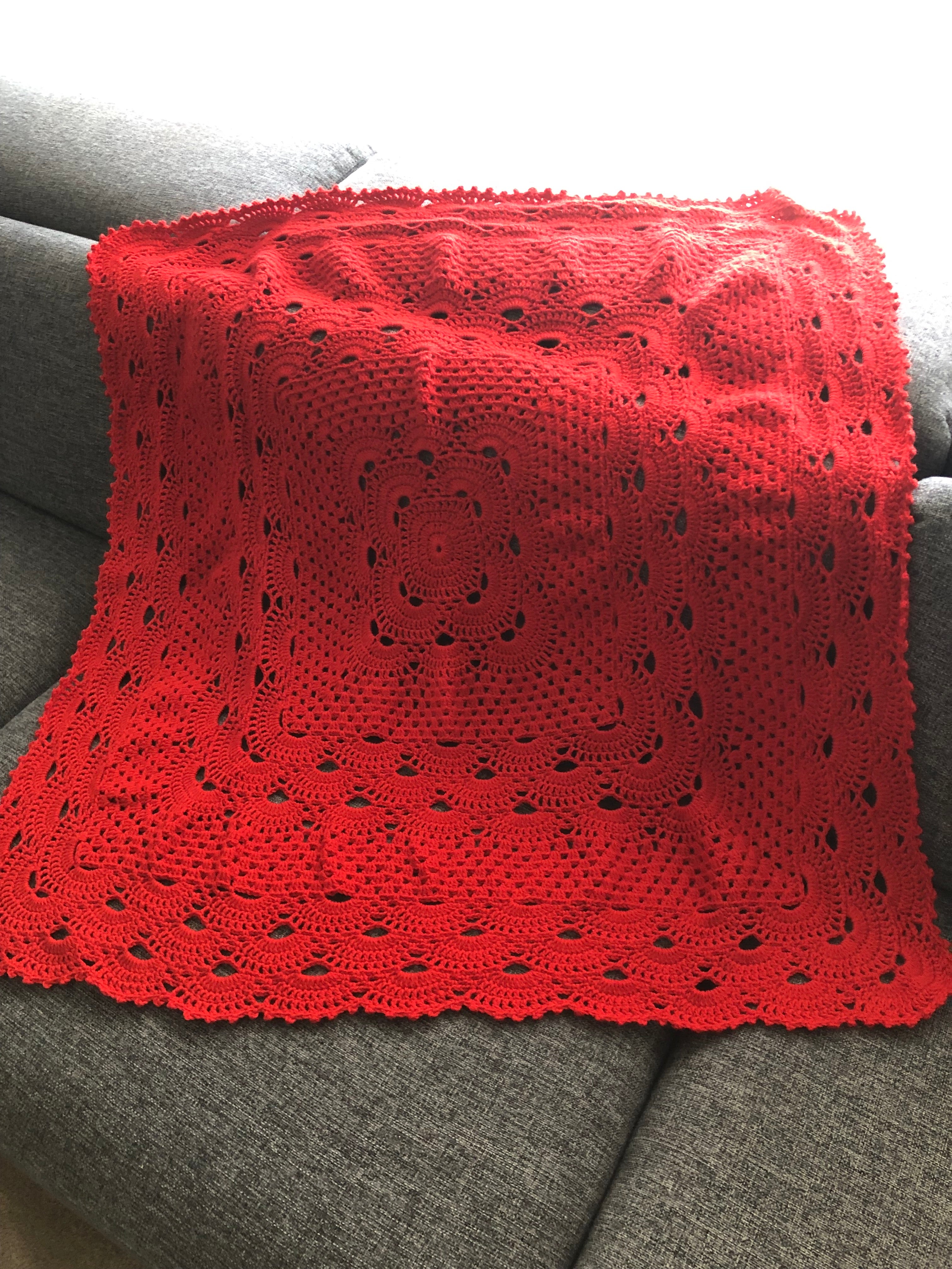 Red Baby Blanket