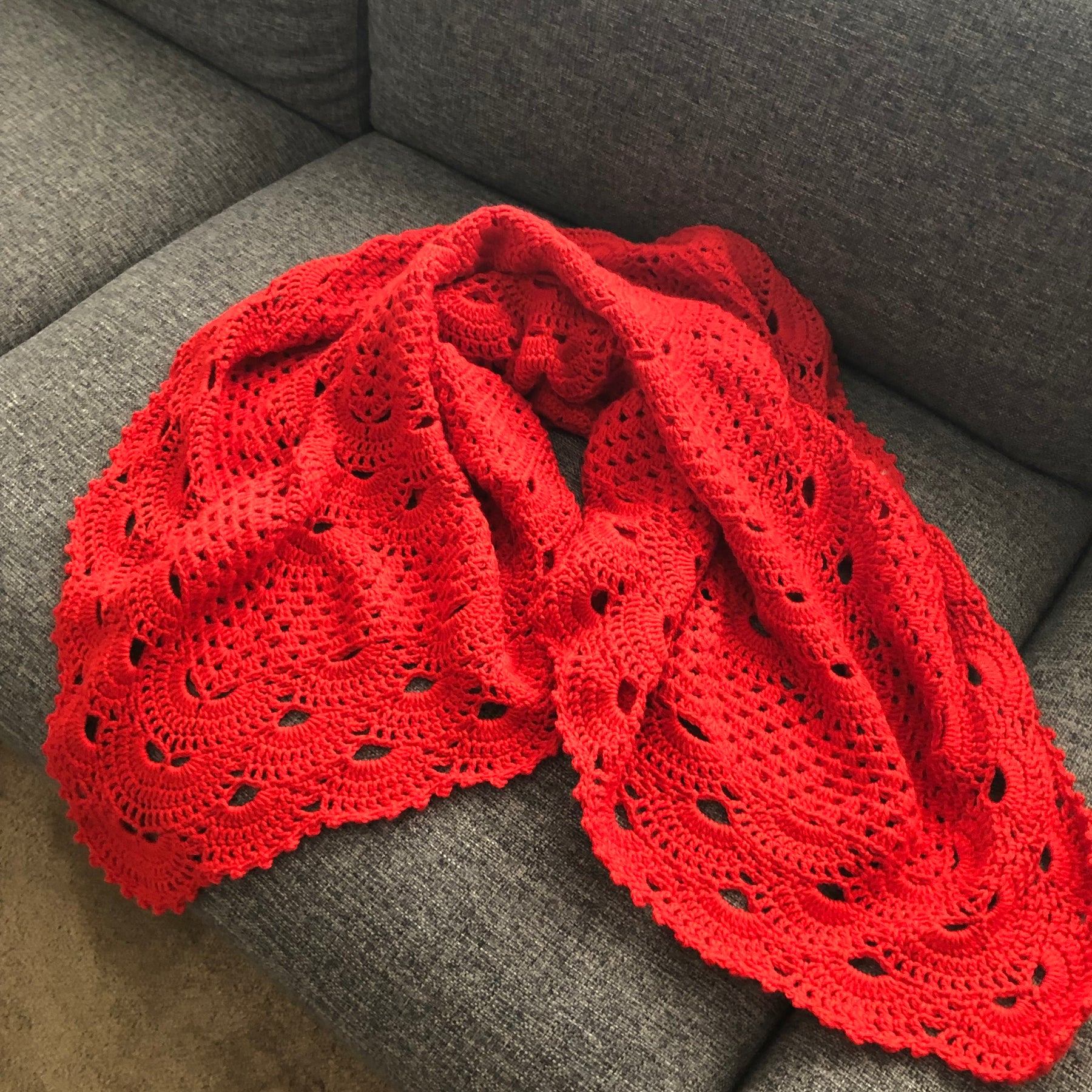 Red Baby Blanket