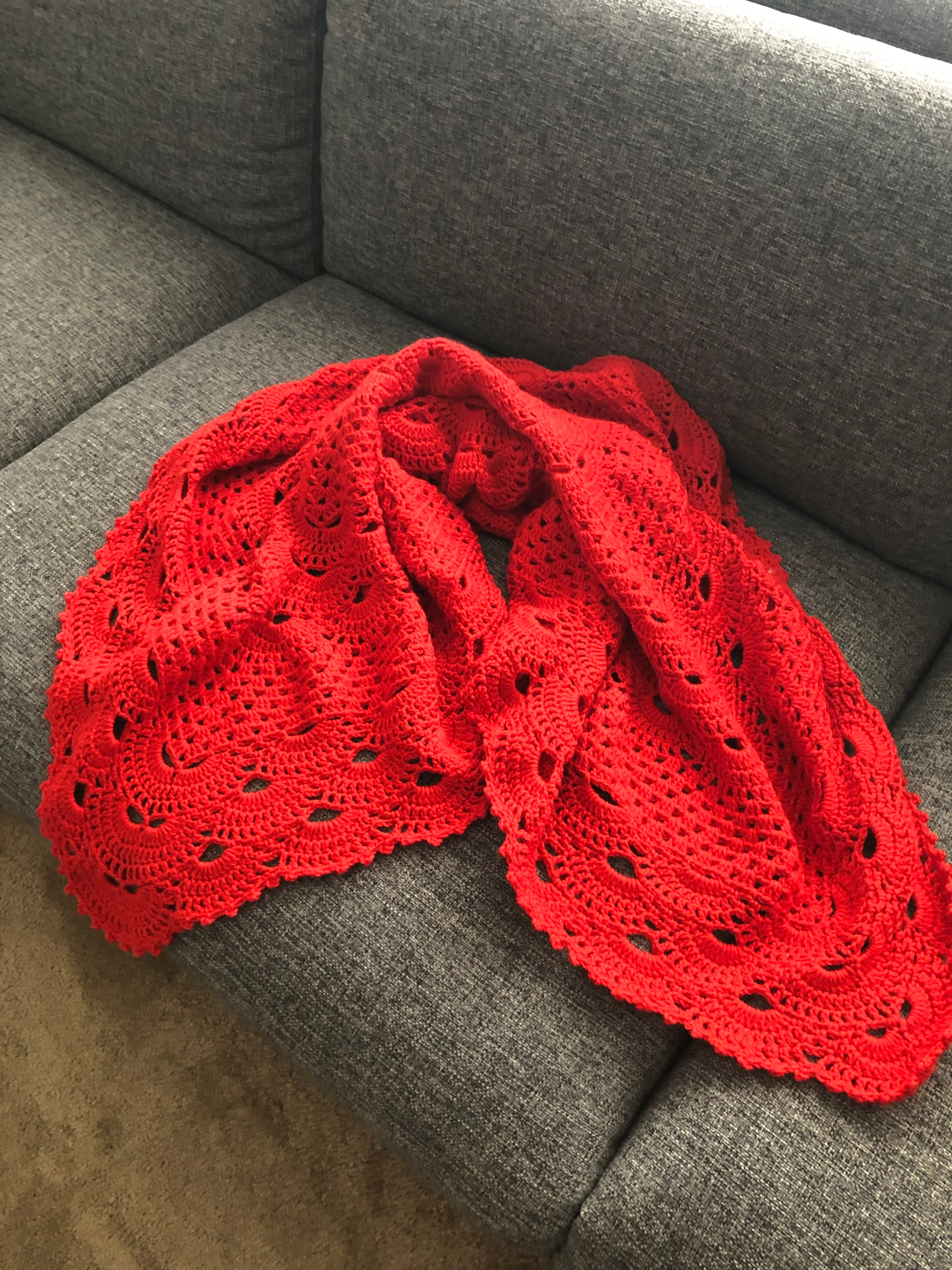 Red Baby Blanket
