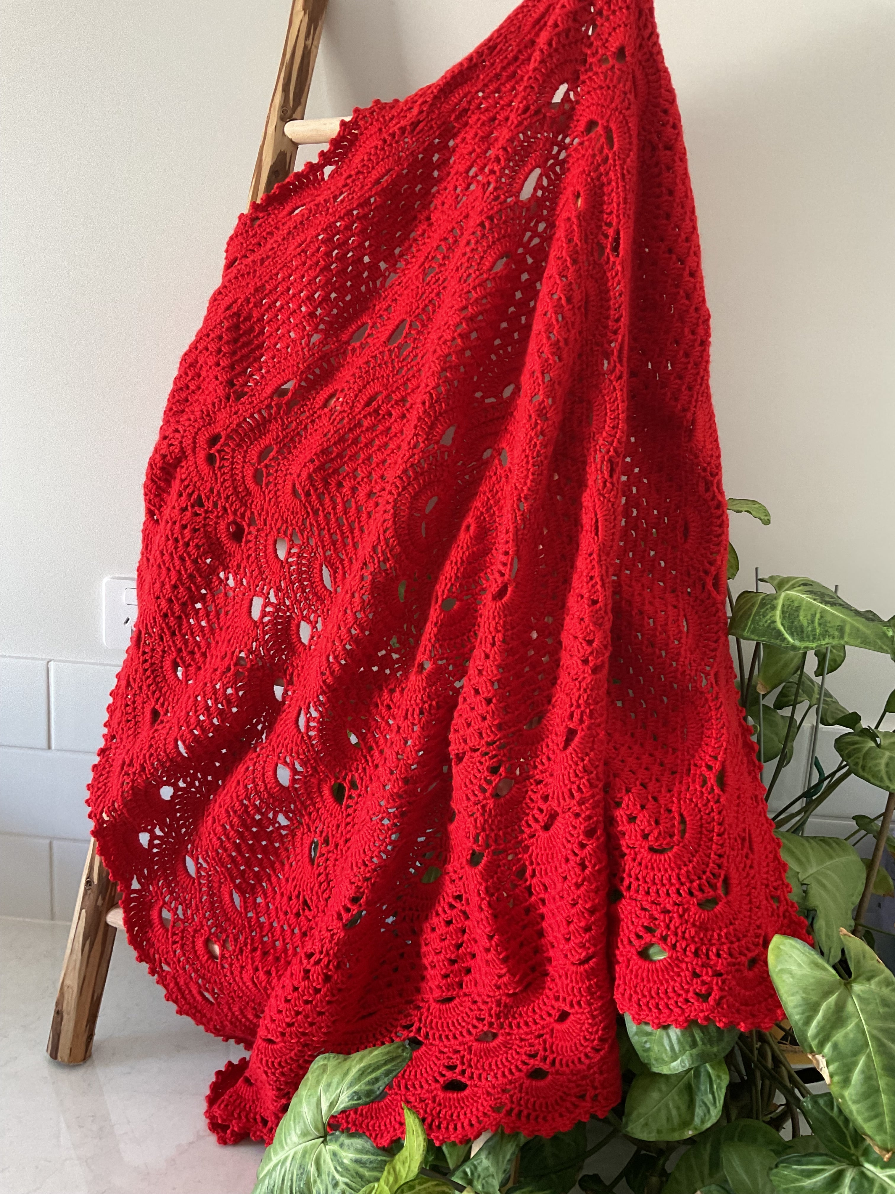 Red Baby Blanket