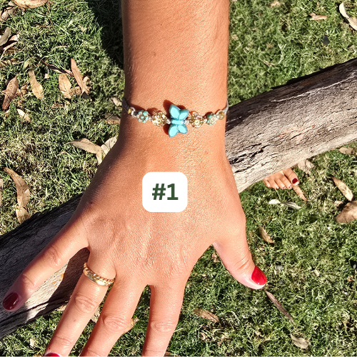Butterfly Macrame Bracelet/Anklet