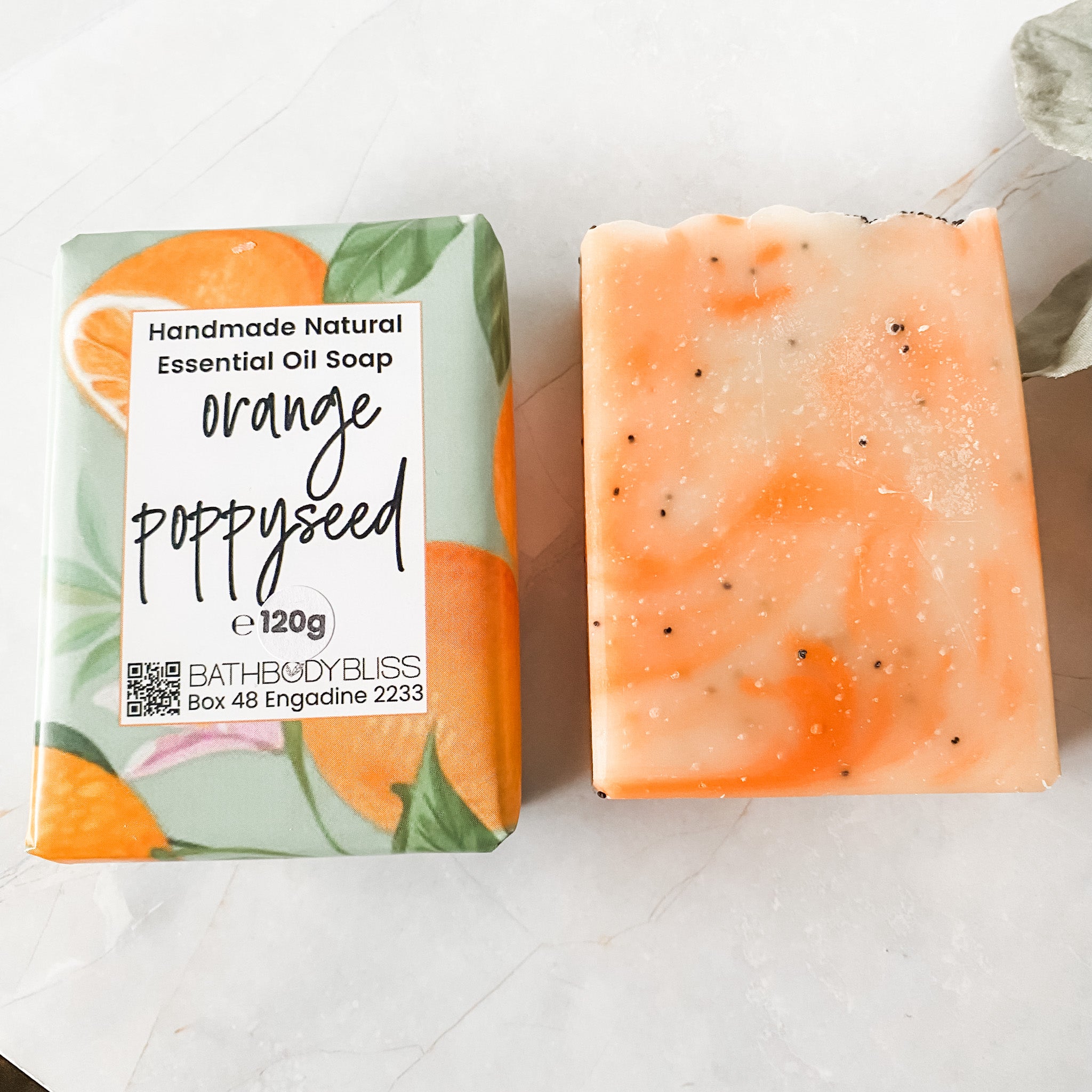 Orange Poppyseed - Handmade Vegan Soap