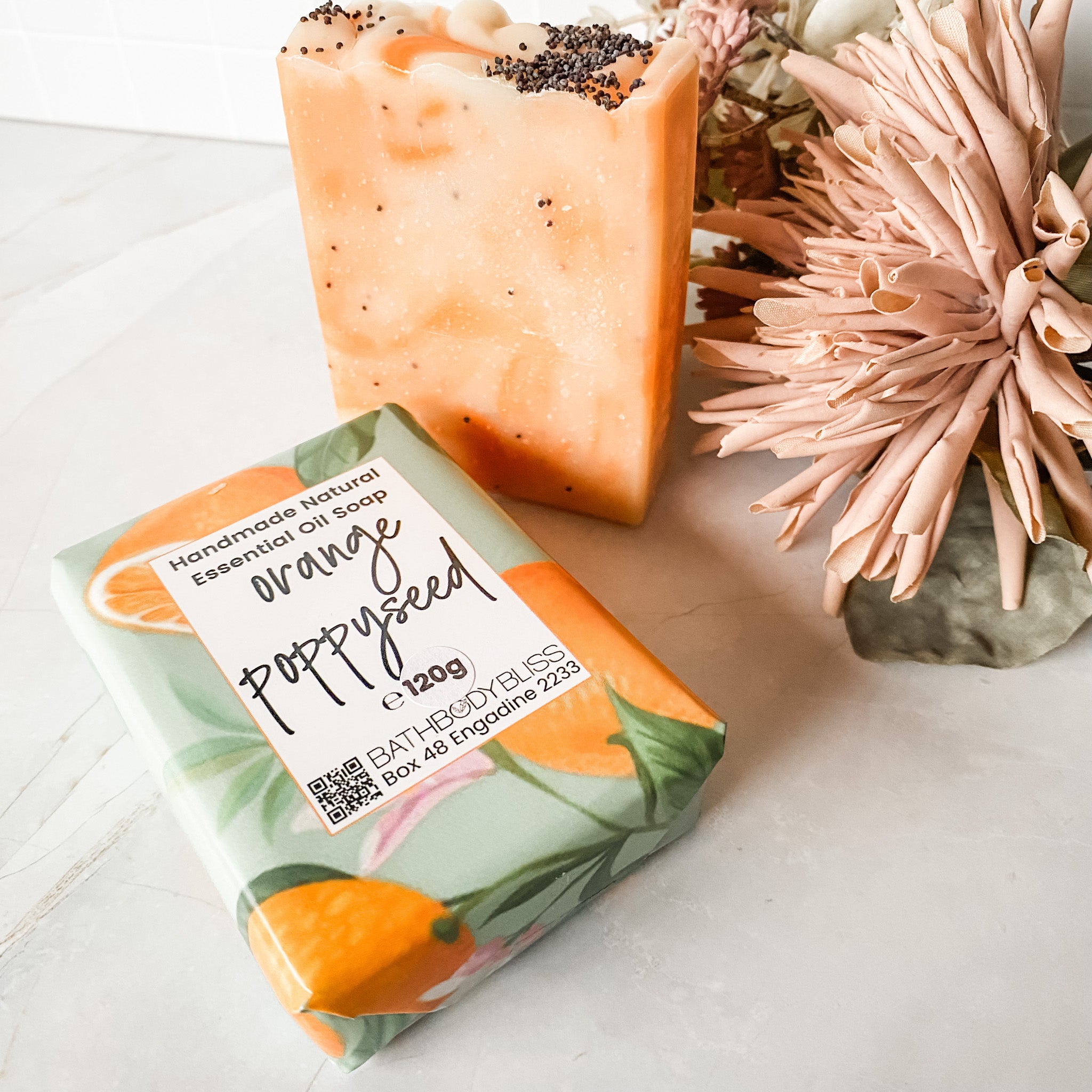 Orange Poppyseed - Handmade Vegan Soap