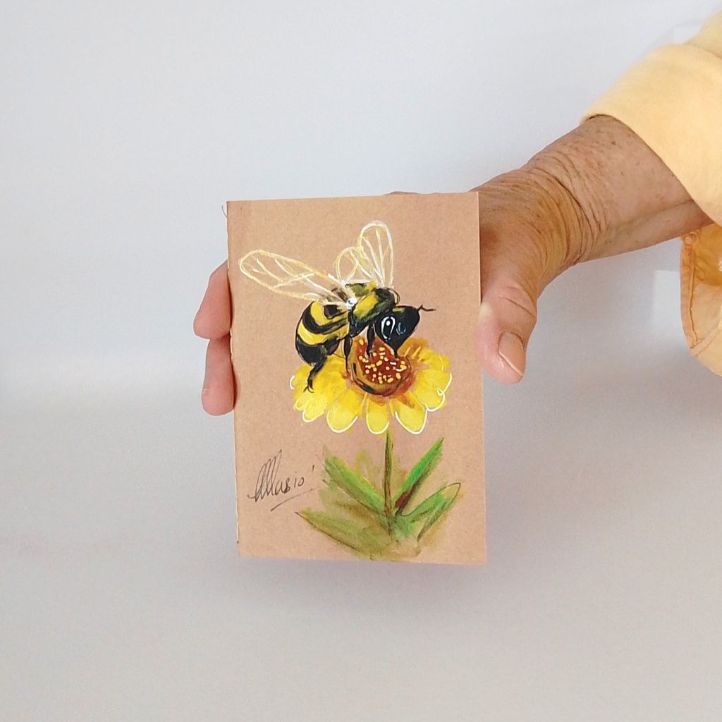 Handpainted Bee Notebooks - Variety of sizes. Lined.