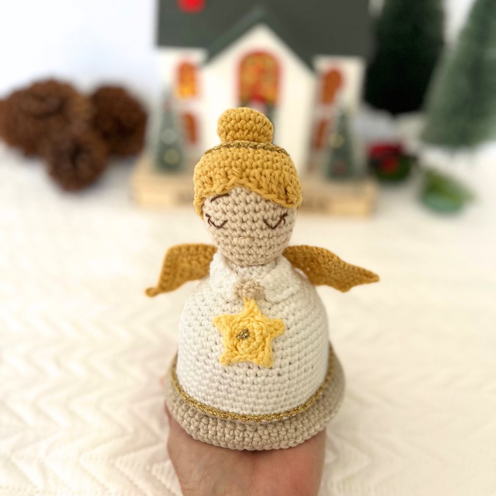 Crochet Reversible Christmas Angel Christmas Bell,Christmas Decoration