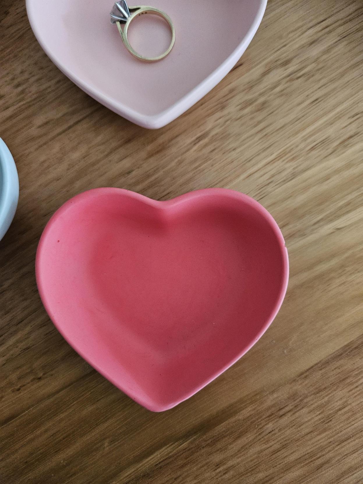 Heart trinket dish