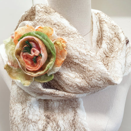 Wet Felted Flower Workshop