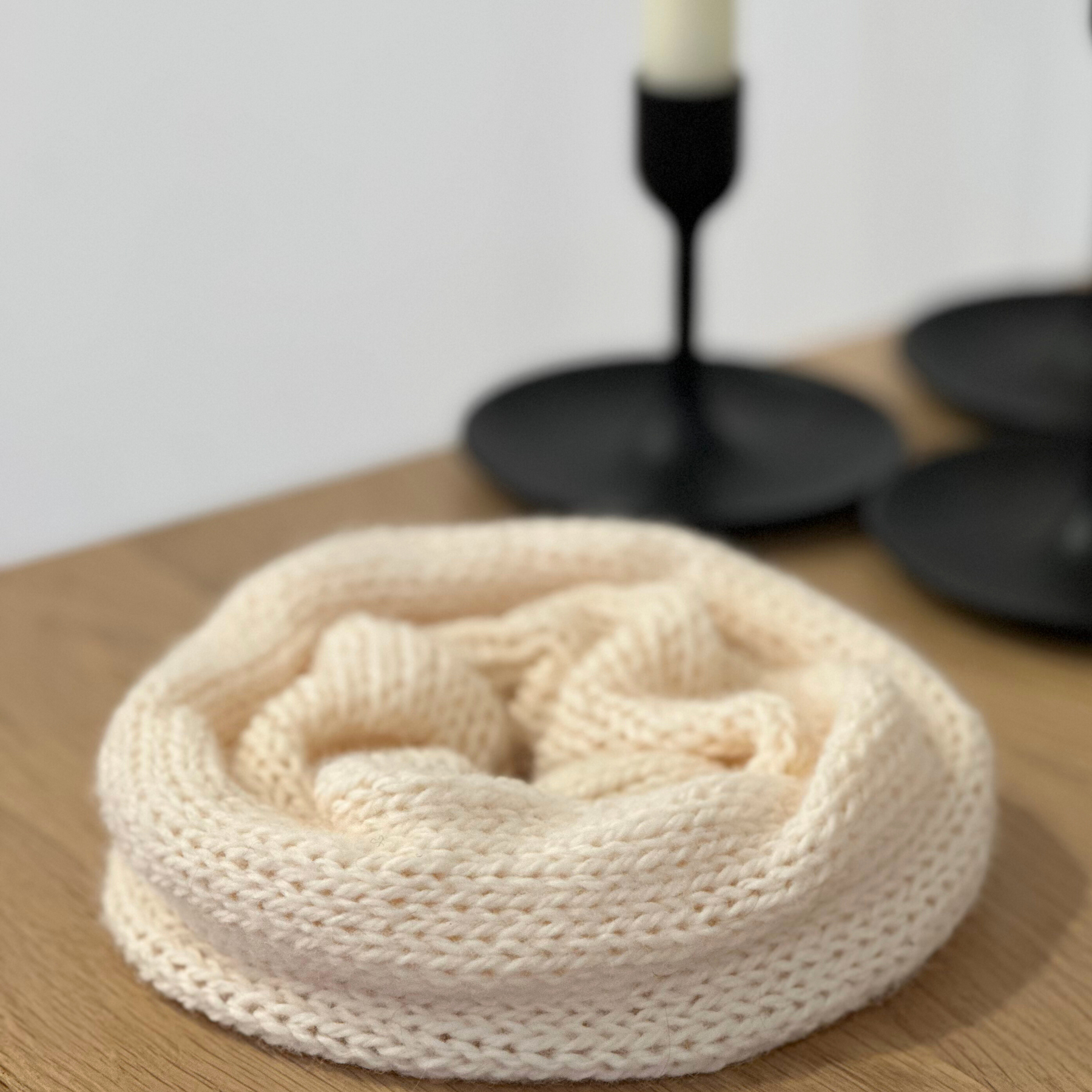 Oversized Vegan Knit Scrunchie