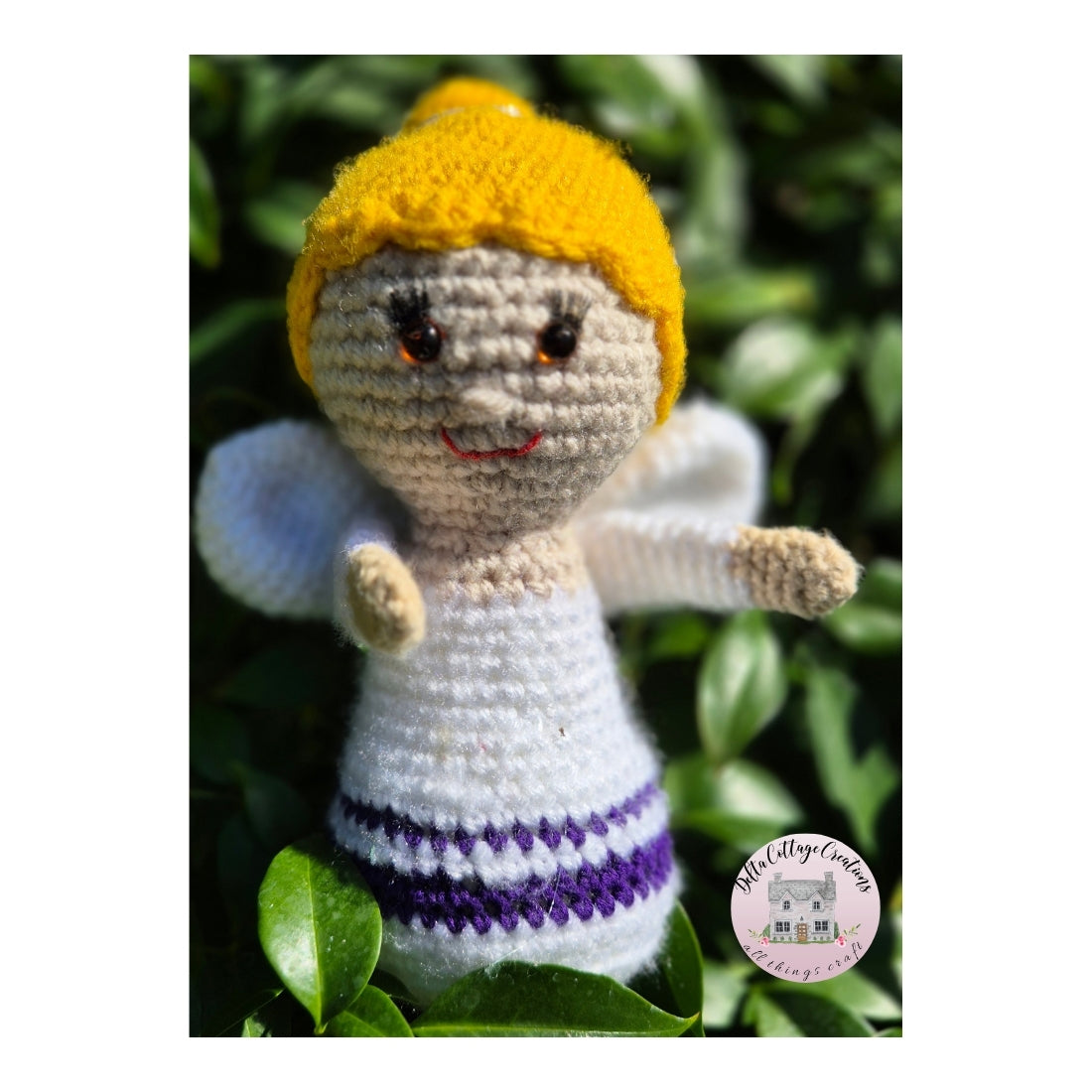 Crochet Christmas Angel with Wings