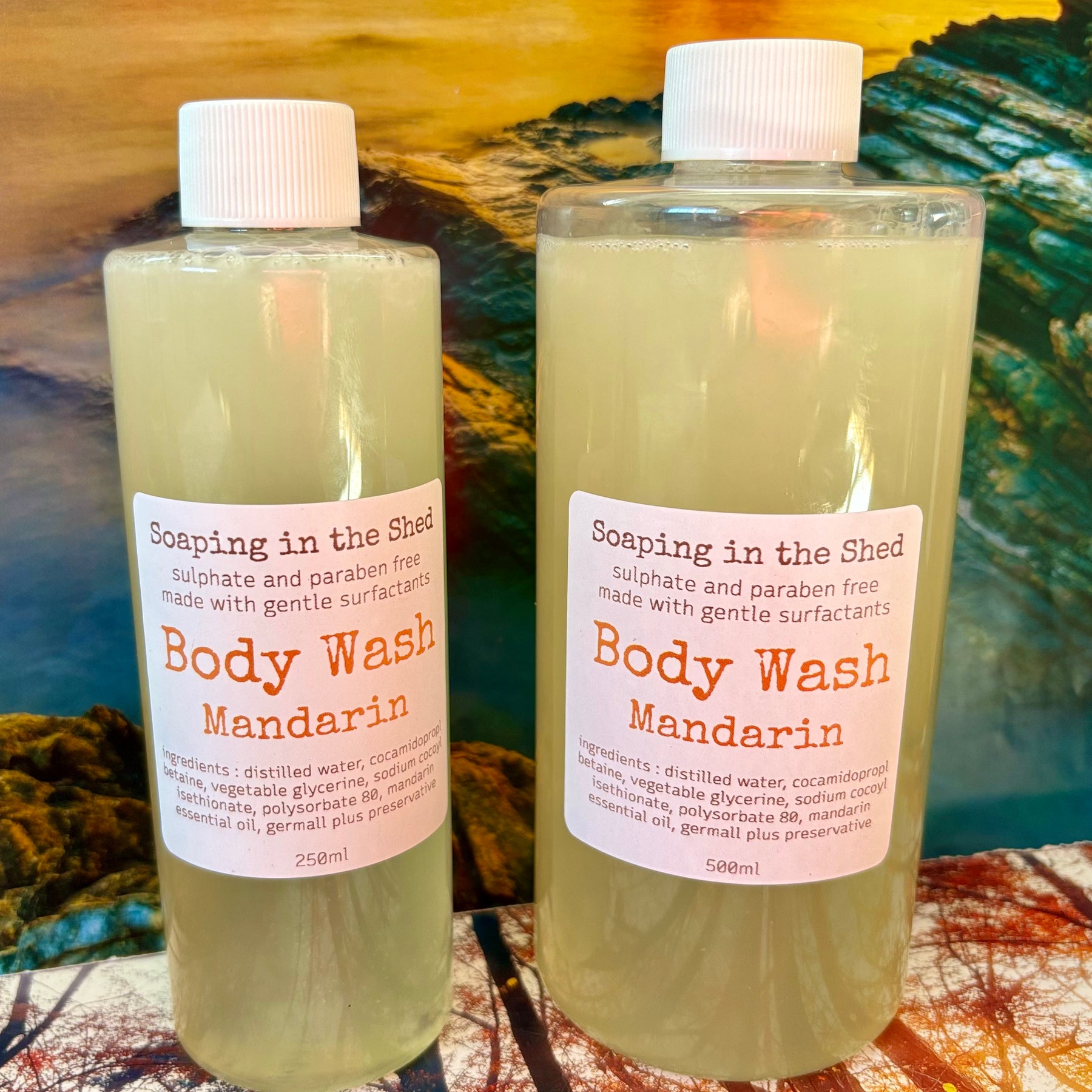 Body Wash with Vegetable Glycerine.