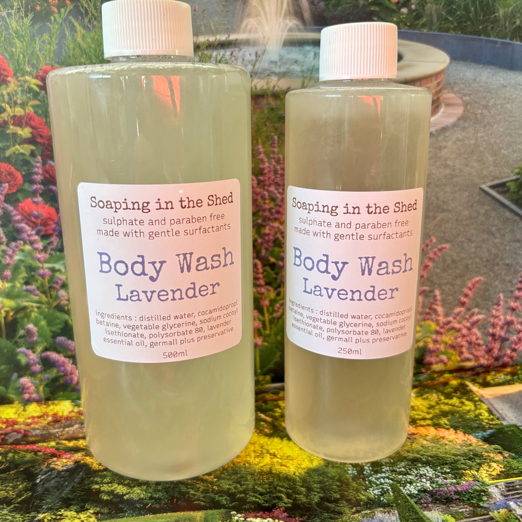 Body Wash with Vegetable Glycerine.