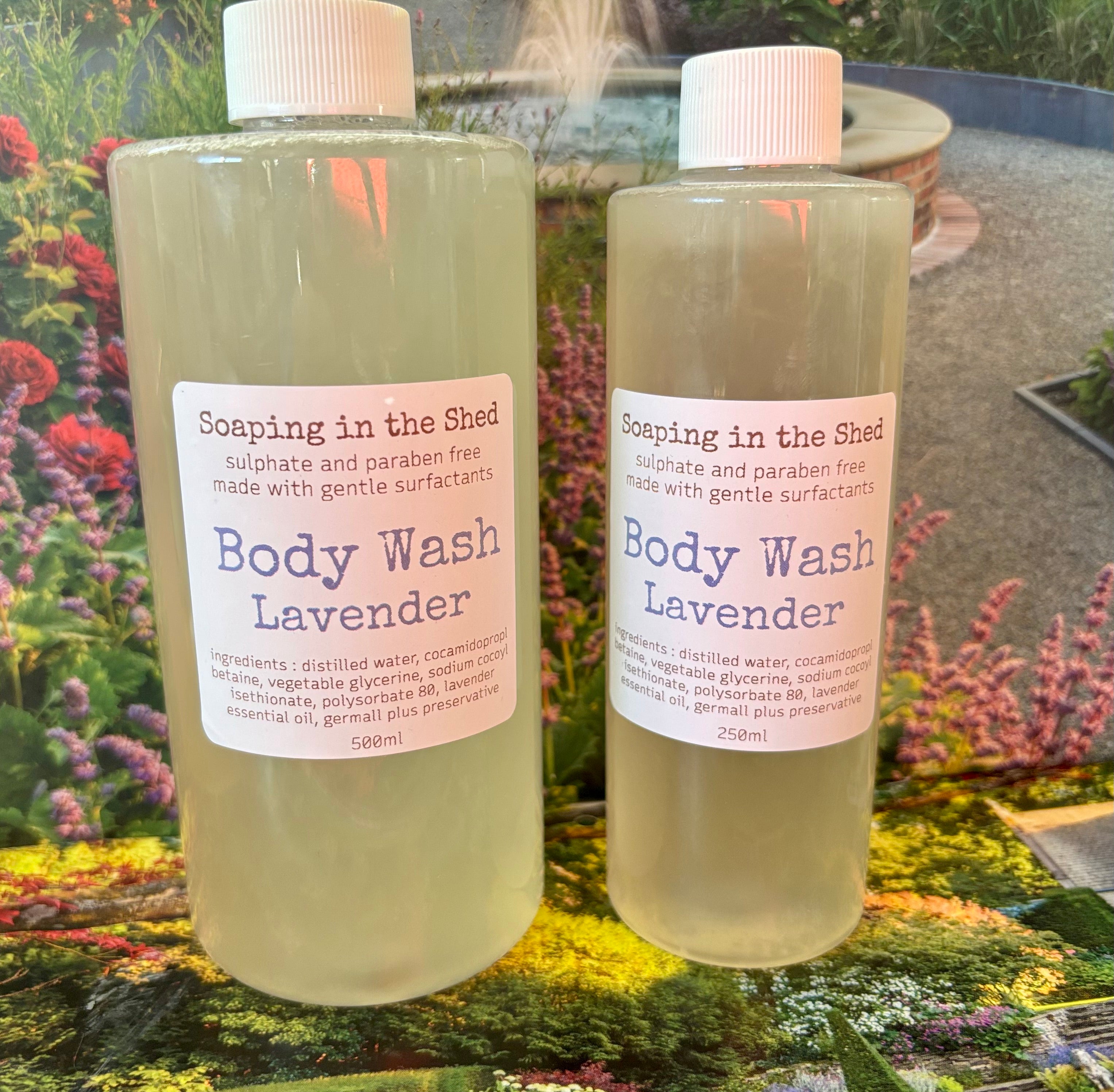 Body Wash with Vegetable Glycerine.