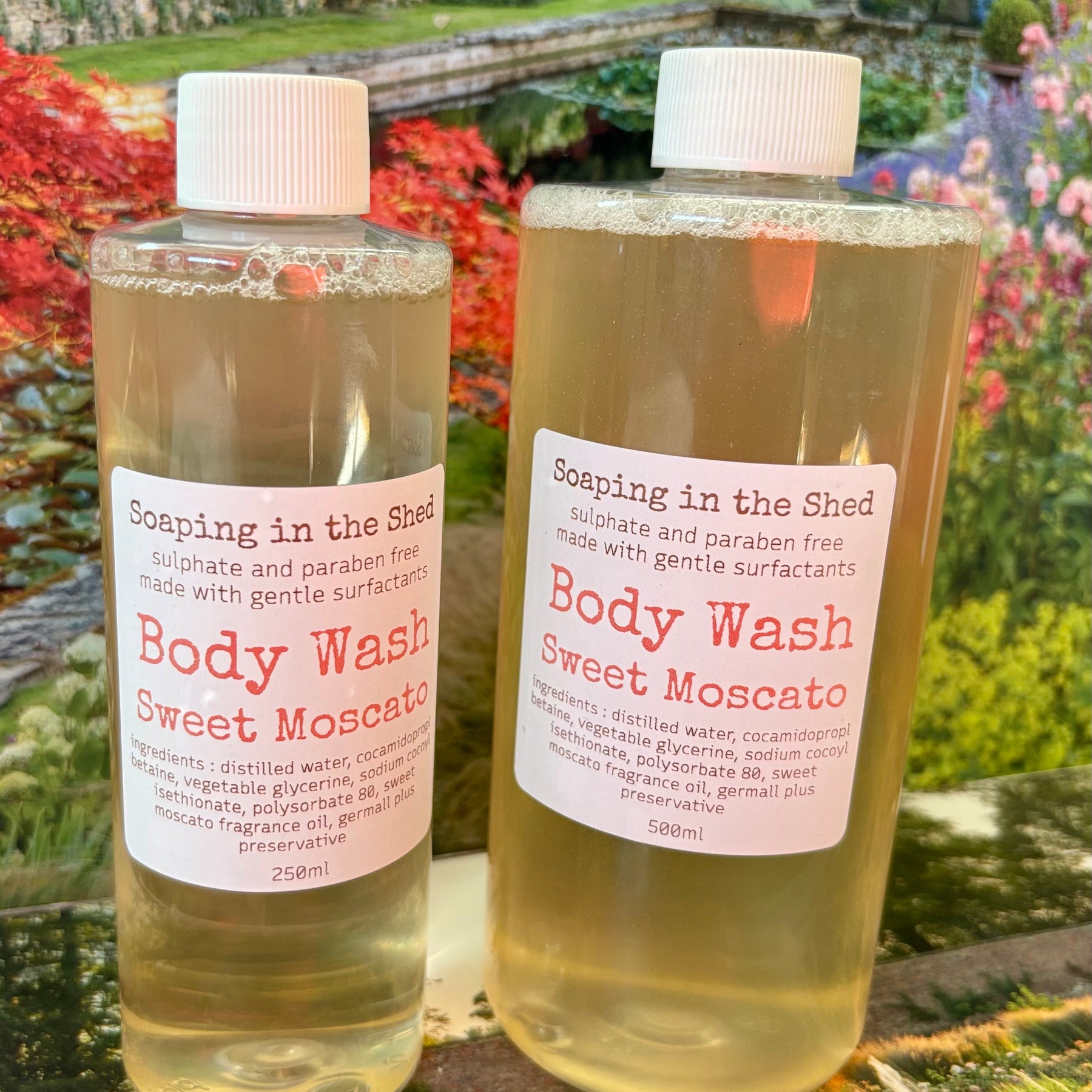 Body Wash with Vegetable Glycerine.