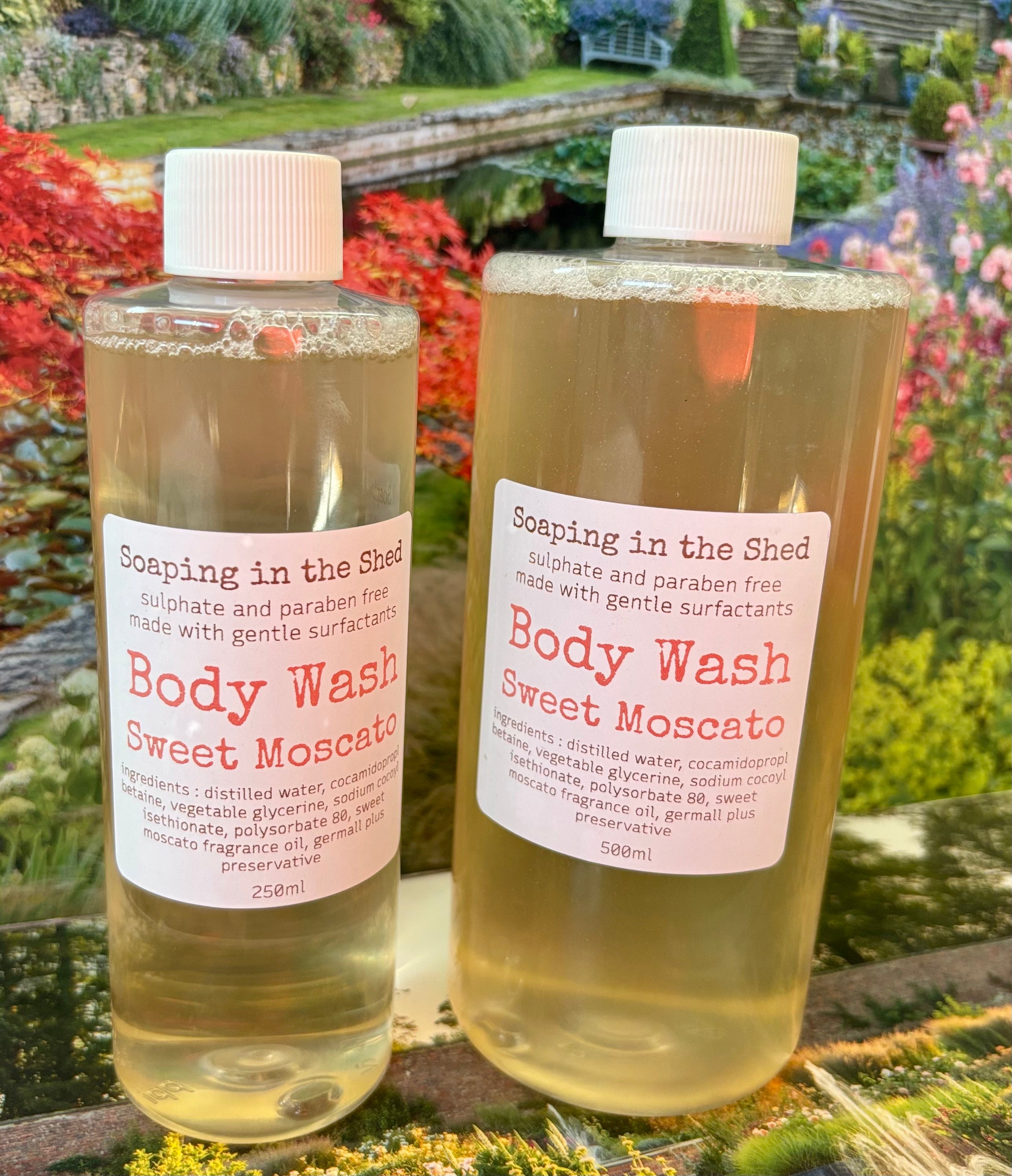 Body Wash with Vegetable Glycerine.