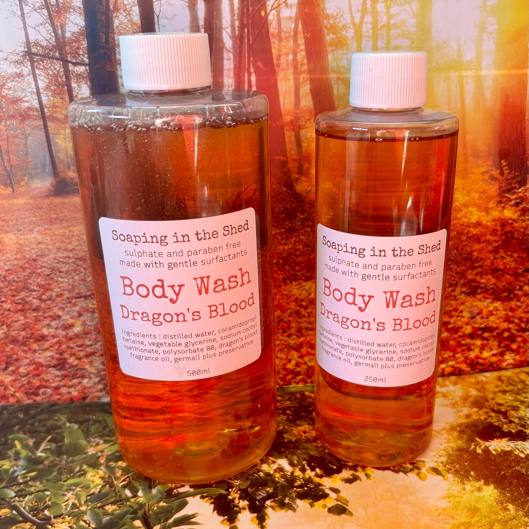 Body Wash with Vegetable Glycerine.