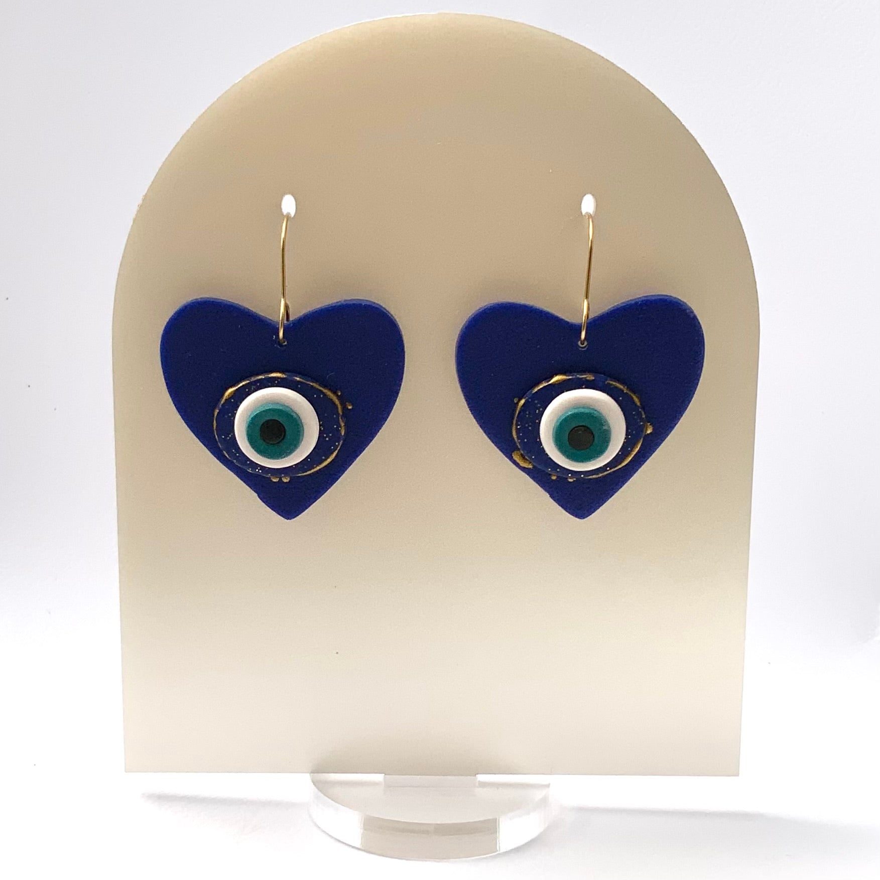 The Watchful Eye Talisman Earrings | Handmade Polymer Clay Earrings