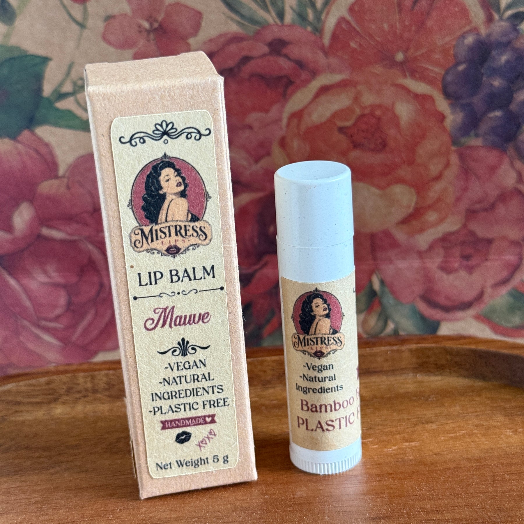Vegan Lip Balm - Choose Your Colour - Eco Friendly Bamboo Bioplastic Tube