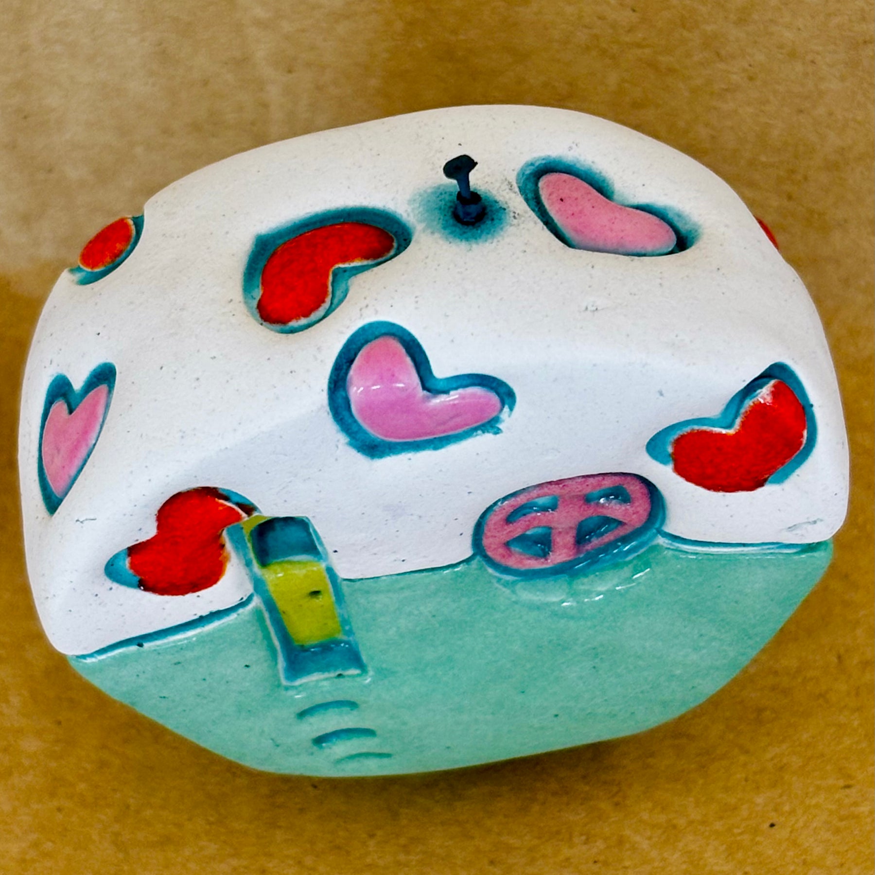 Small Retro Collectable Ceramic Caravan 3