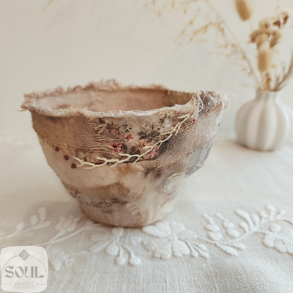 Textile Art Bowl – Natural & Earthy (4)
