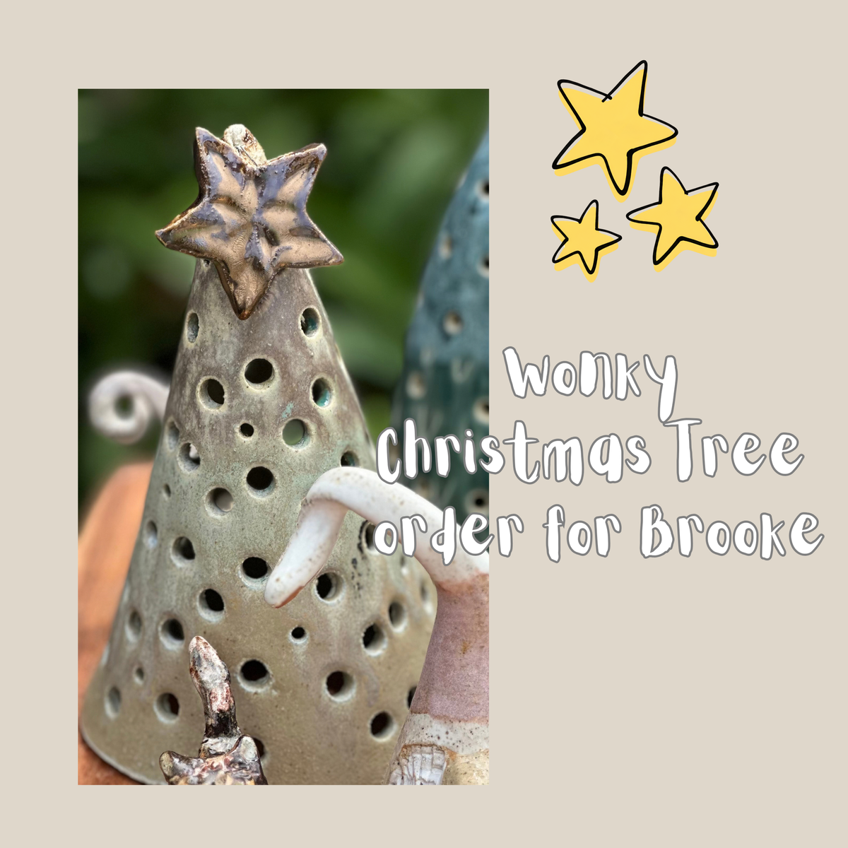 Wonky Christmas Tree - Order for Brooke