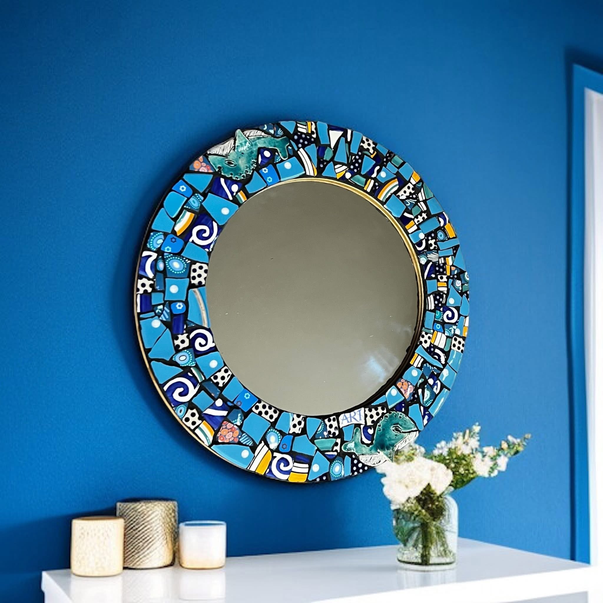 Mosaic Mirrors.