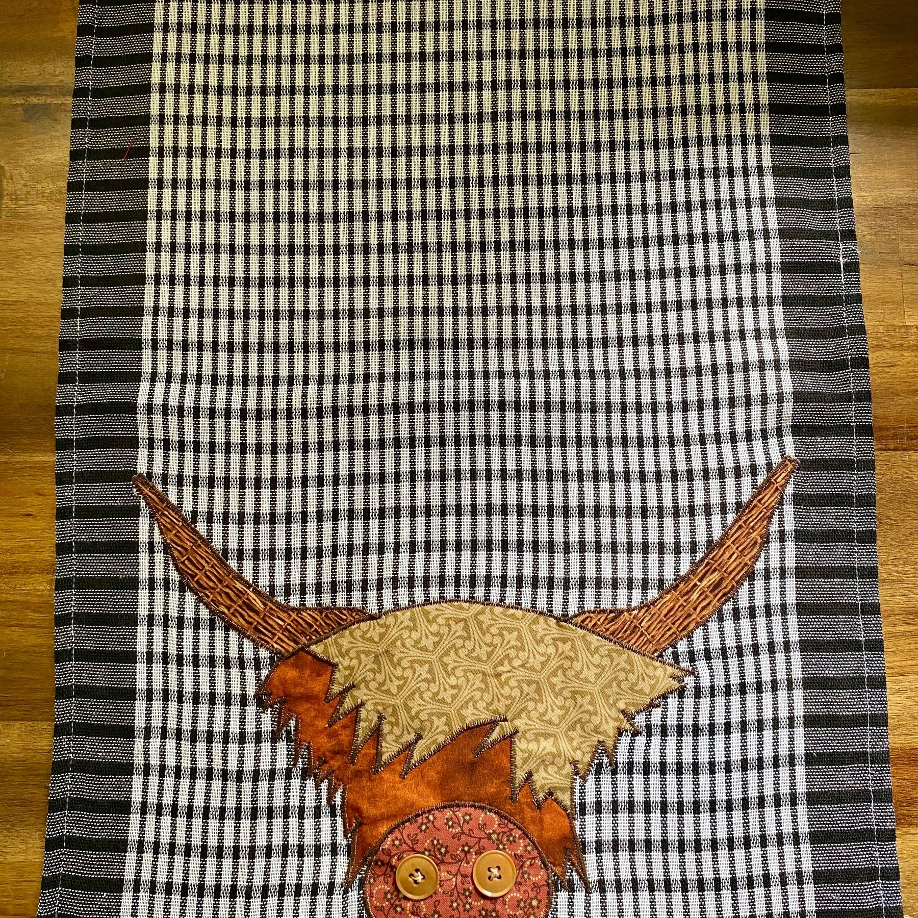 Highland Cow Tea Towel