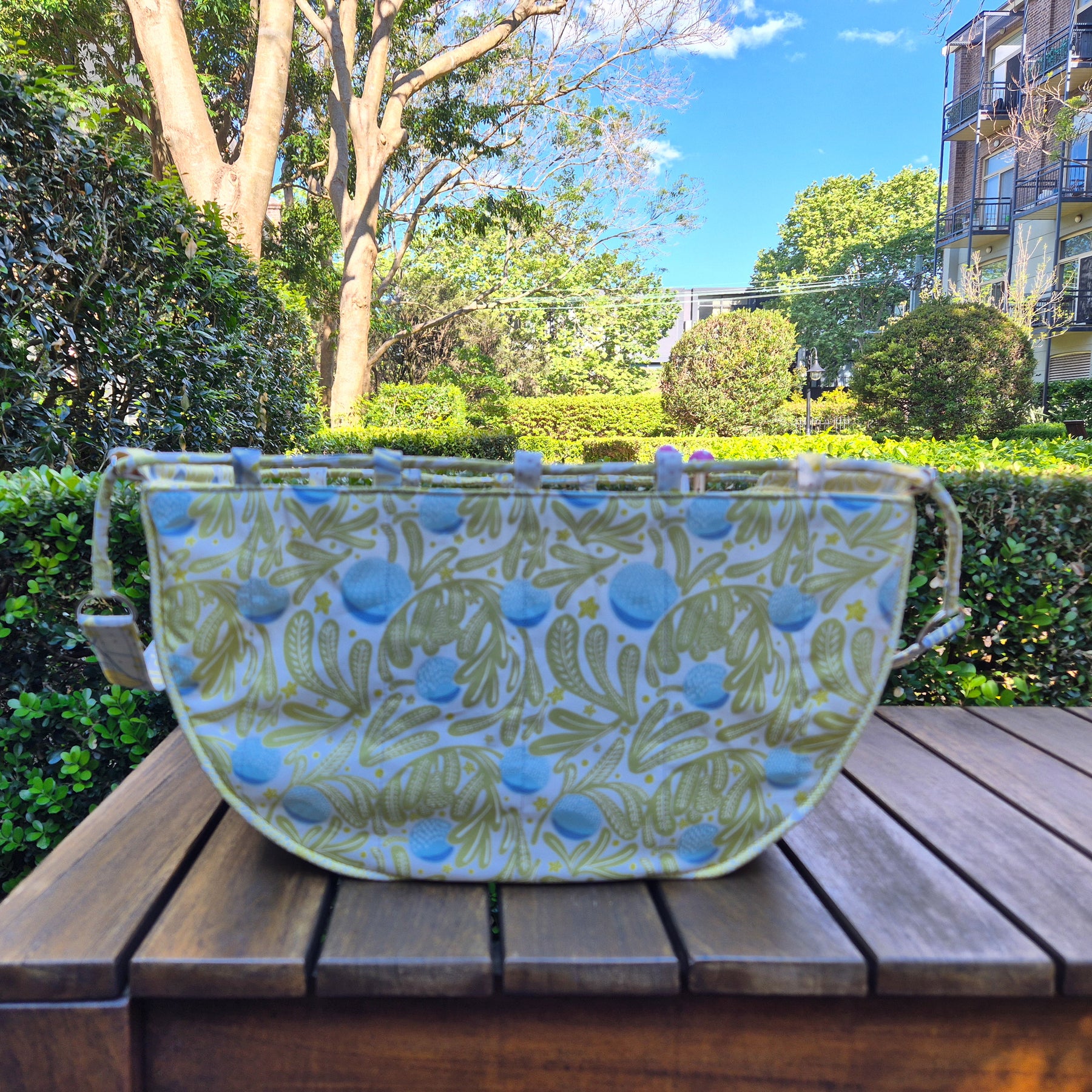 Large Knitting Project Bag – Convertible Shoulder Bag
