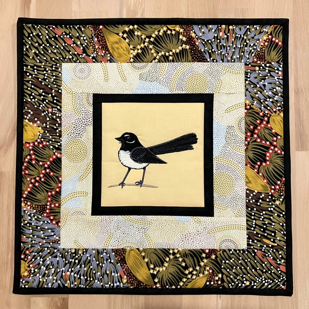 handmade Australian native quilted- willy wag tail