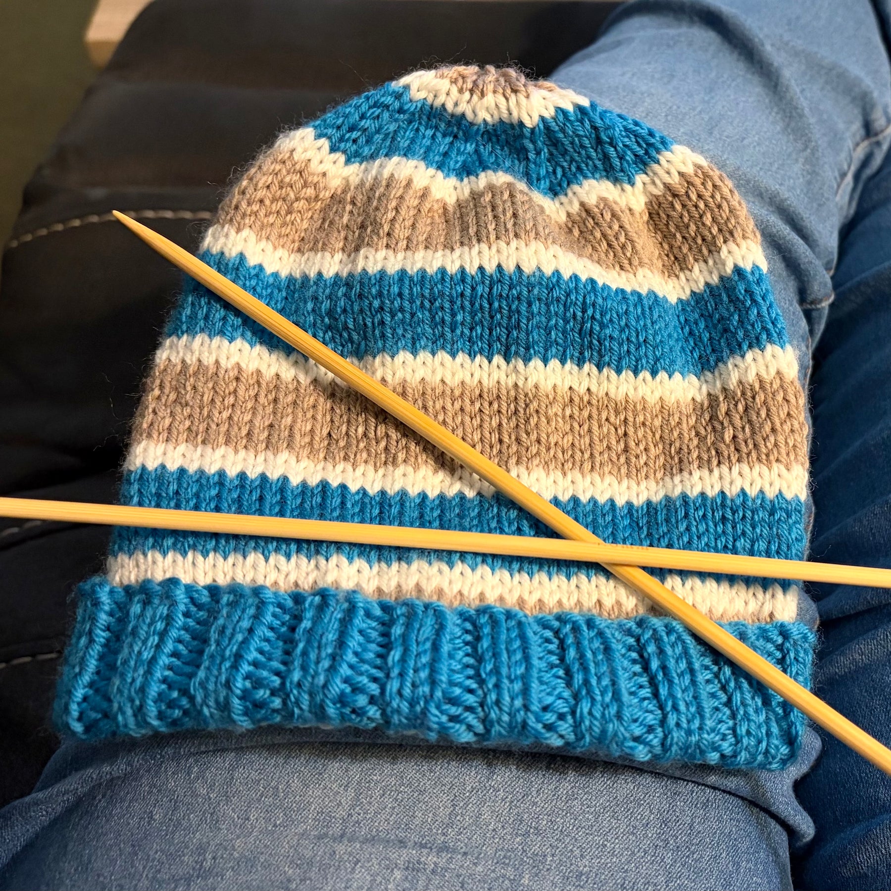 Toddler Beanie Stripes Winter Hat