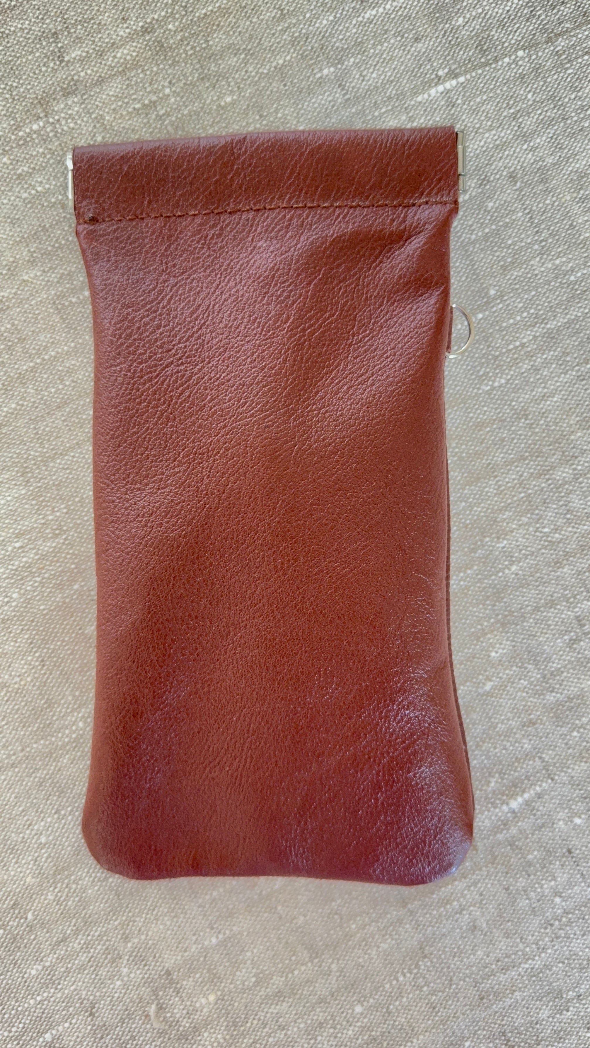 Leather glasses case
