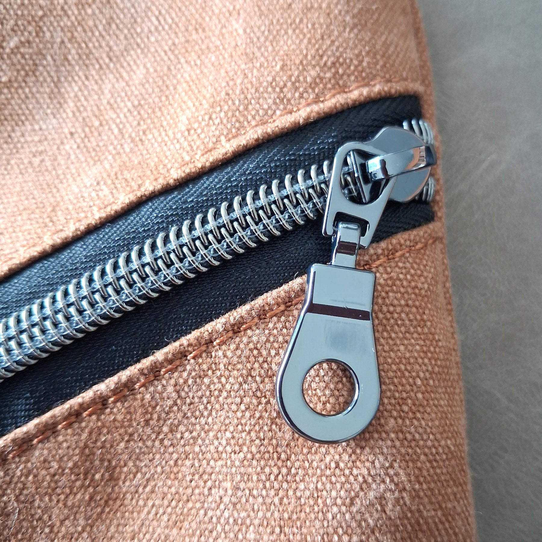 Crossbody Sling – Mini Traveller - Tan Stonewashed Canvas